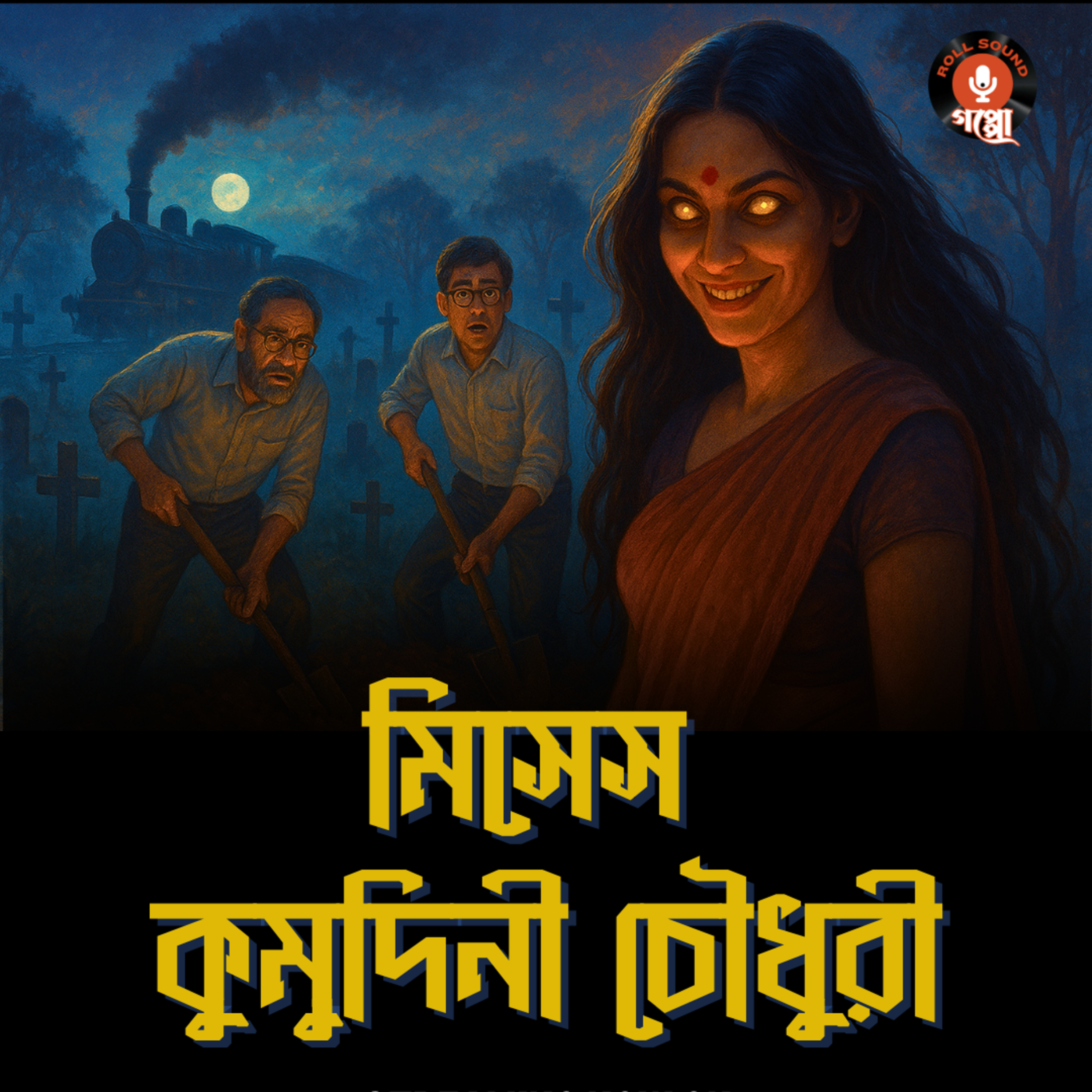 বাংলার গ্রামে ভ্যাম্পায়ার? | Mrs Kumudini Chowdhury (মিসেস কুমুদিনী চৌধুরী) | Hemendra Kumar Roy - Bengali Vampire Story #SundaySuspense #MidnightHorrorStation episode artwork