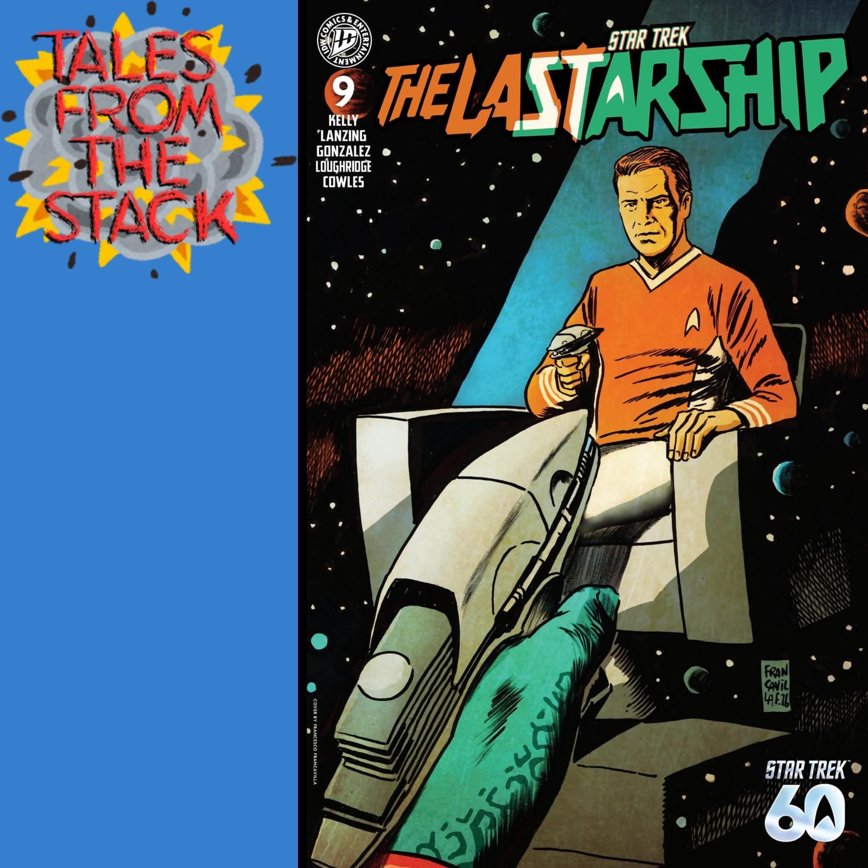 Star Trek the Last Starship #9 and Shredder #10! episode artwork