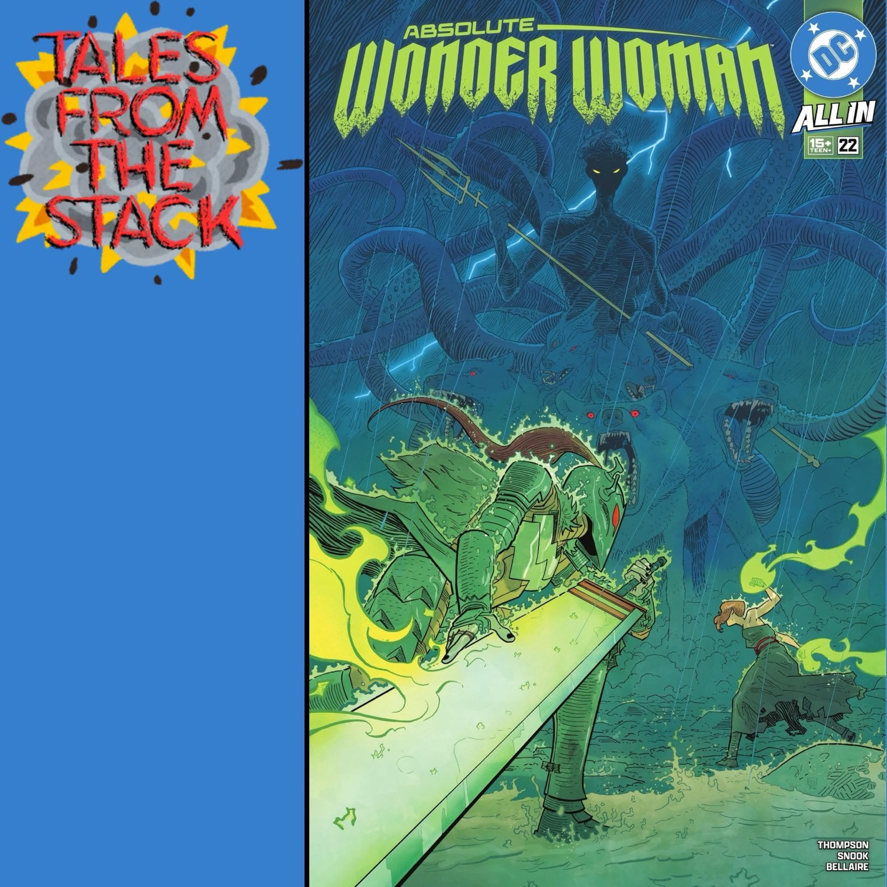 Absolute Wonder Woman #22, Giant Robot Hellboy Returns #1, and TMNT #300! episode artwork