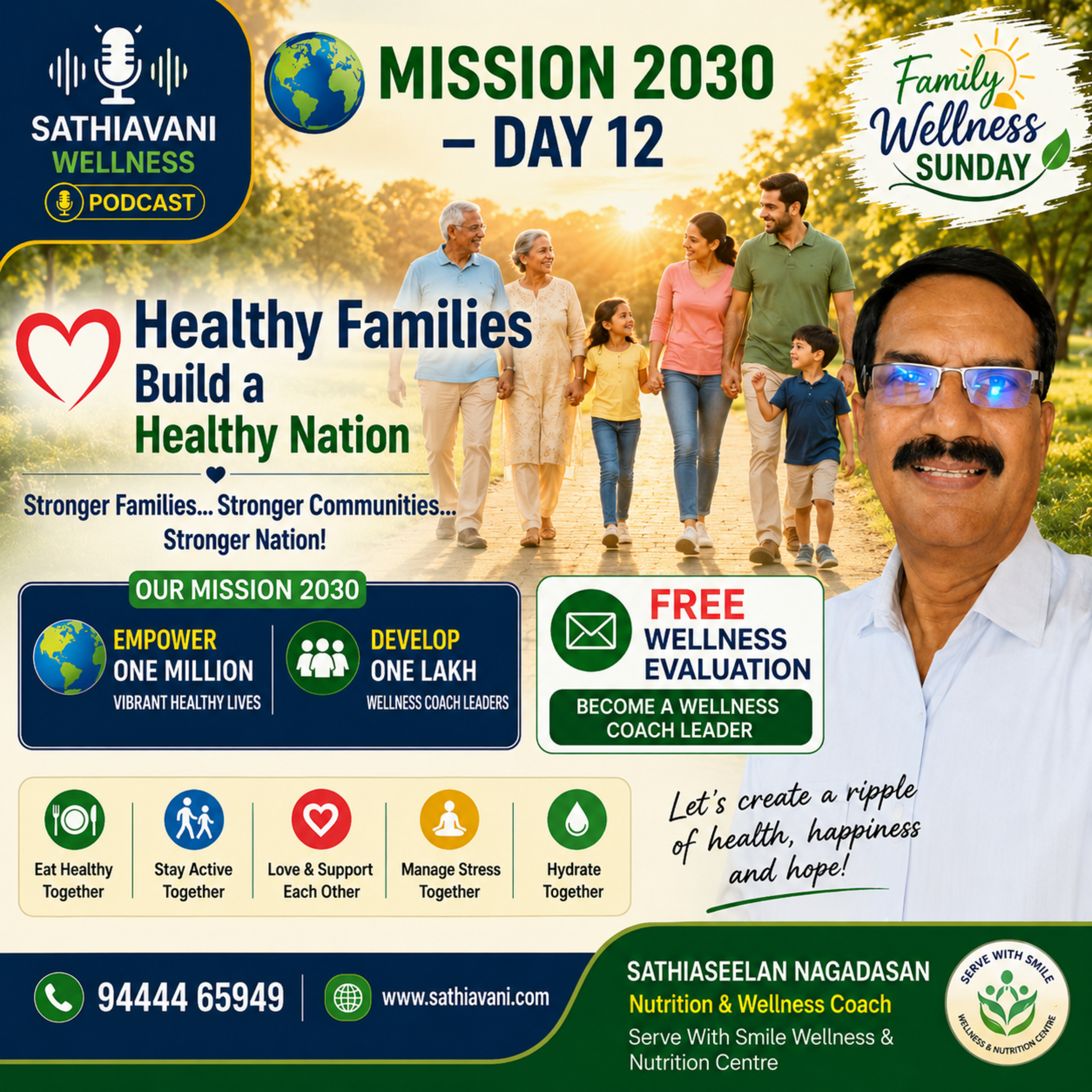 Mission 2030 – Day 12-12th july 2026- Healthy Family Builds Healthy Nation episode artwork