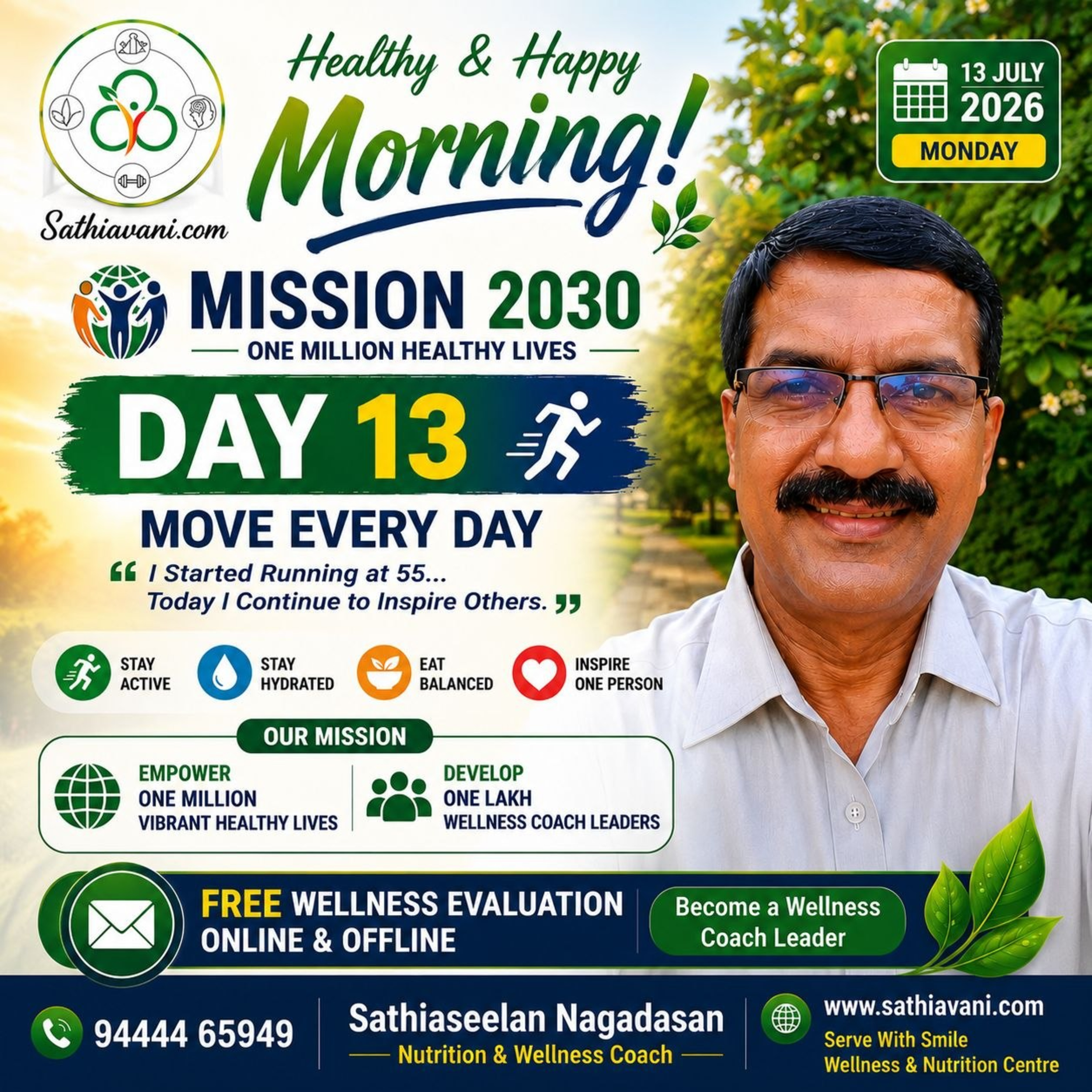 Mission 2030 – Episode 13 | Healthy Habits Monday | Small Daily Habits Create Extraordinary Lives episode artwork
