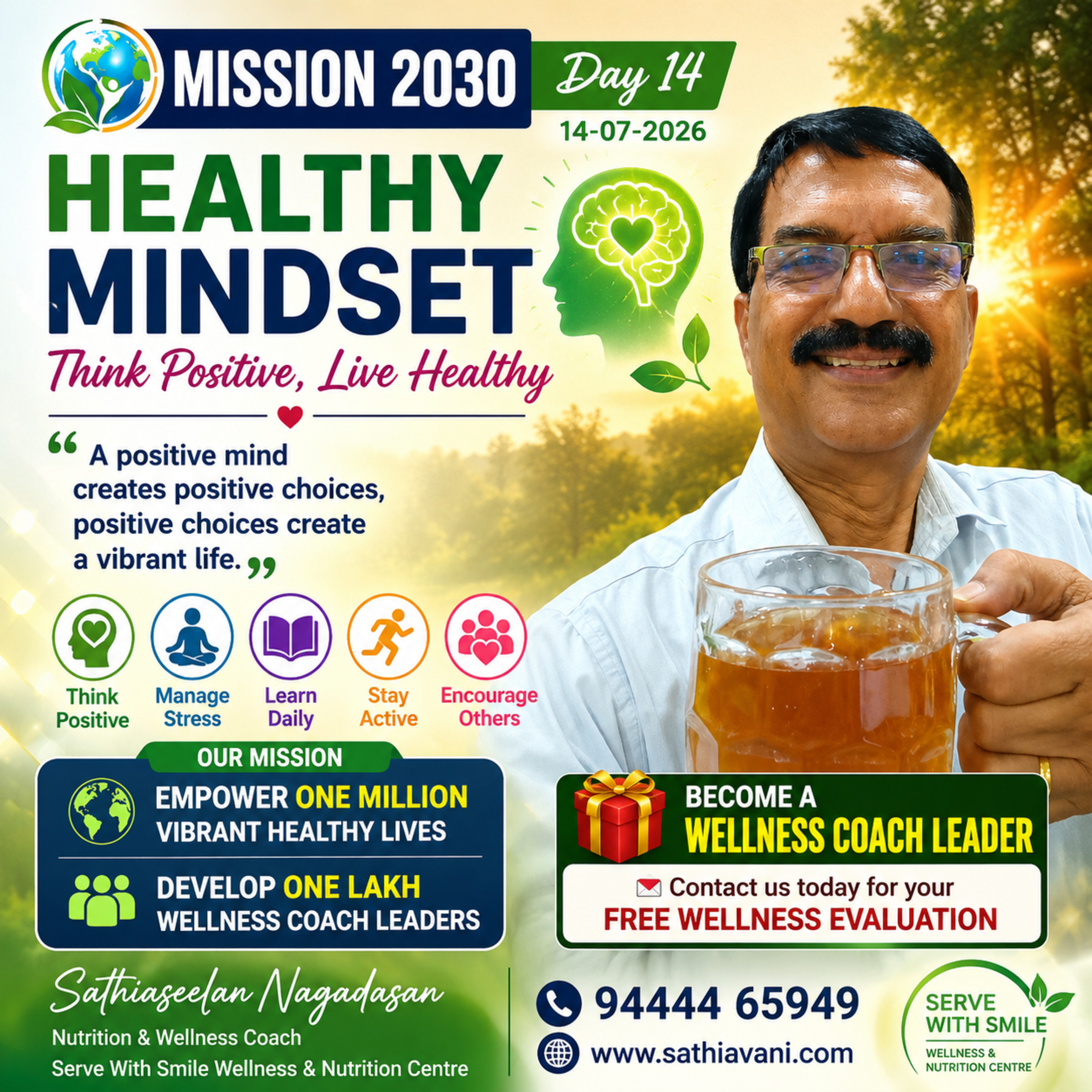 Mission 2030 – Episode 14 🧠 Healthy Mindset | Think Positive, Live Healthy episode artwork