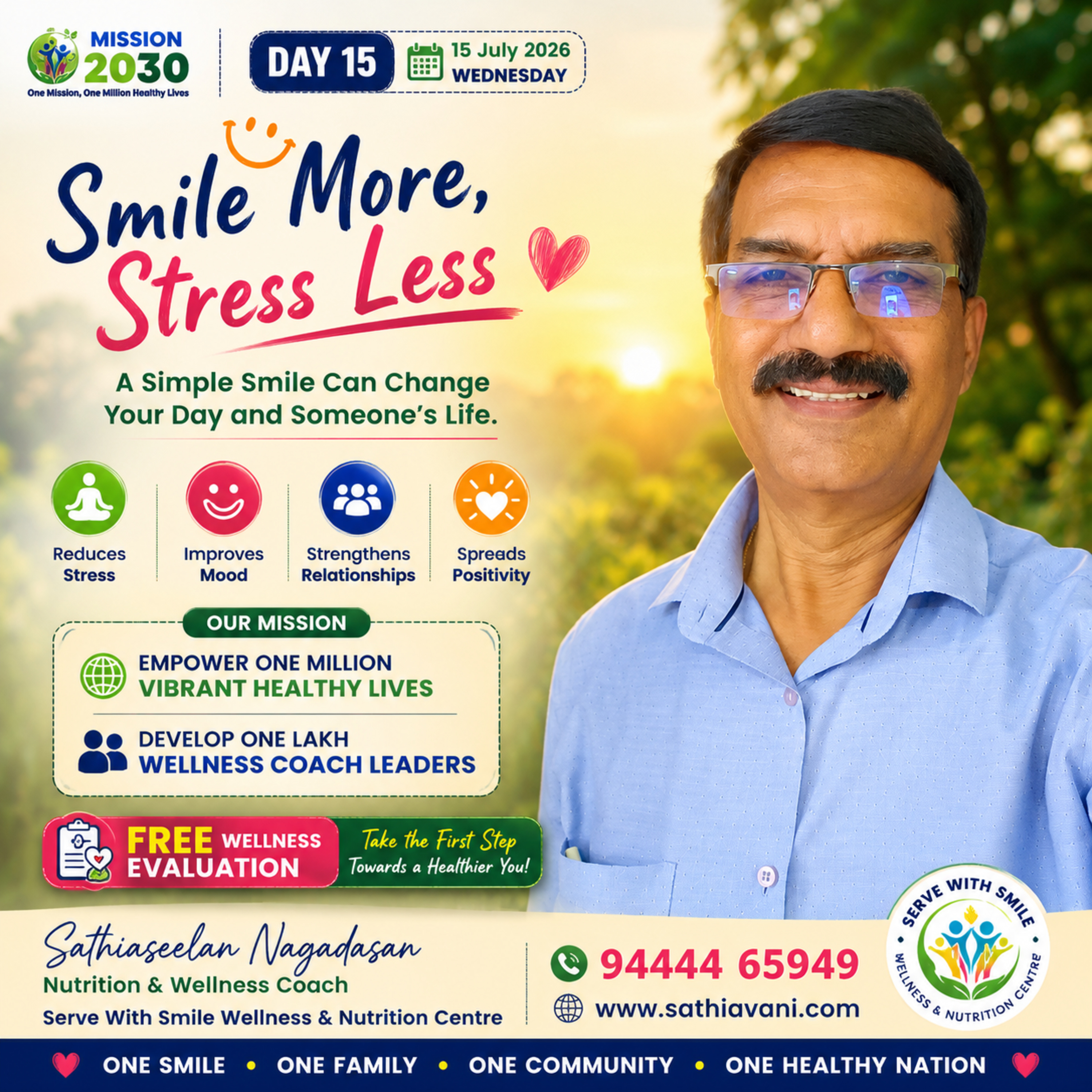 Mission 2030 – Episode 15 Smile More, Stress Less episode artwork