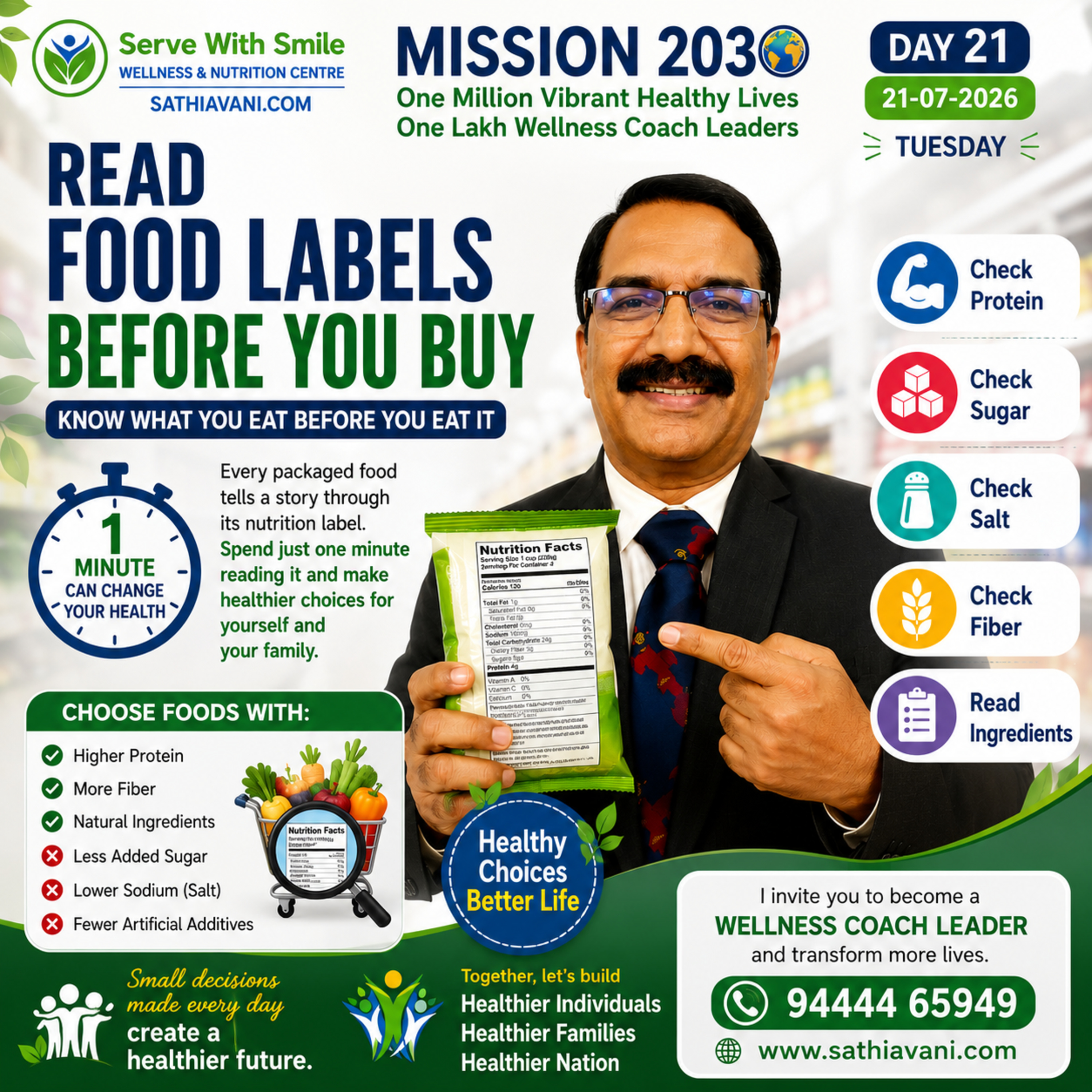 video Mission 2030 – Day 21 (21-07-2026, Tuesday)Read Food Labels Before You Buy episode artwork