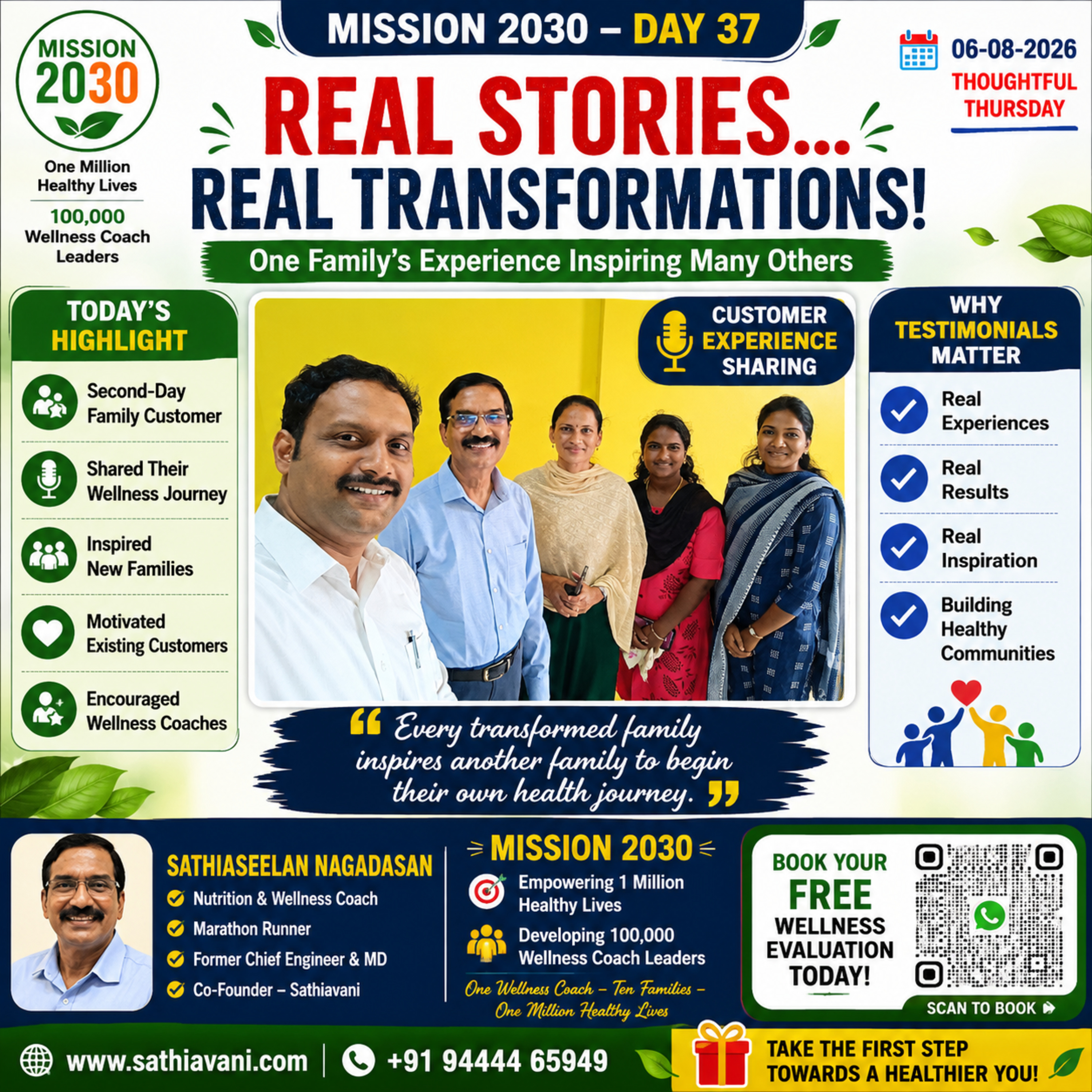 Short viedeo Mission 2030 Day 37 Episode 37 (06-08-2026)Would you like your family's success story to be next? episode artwork