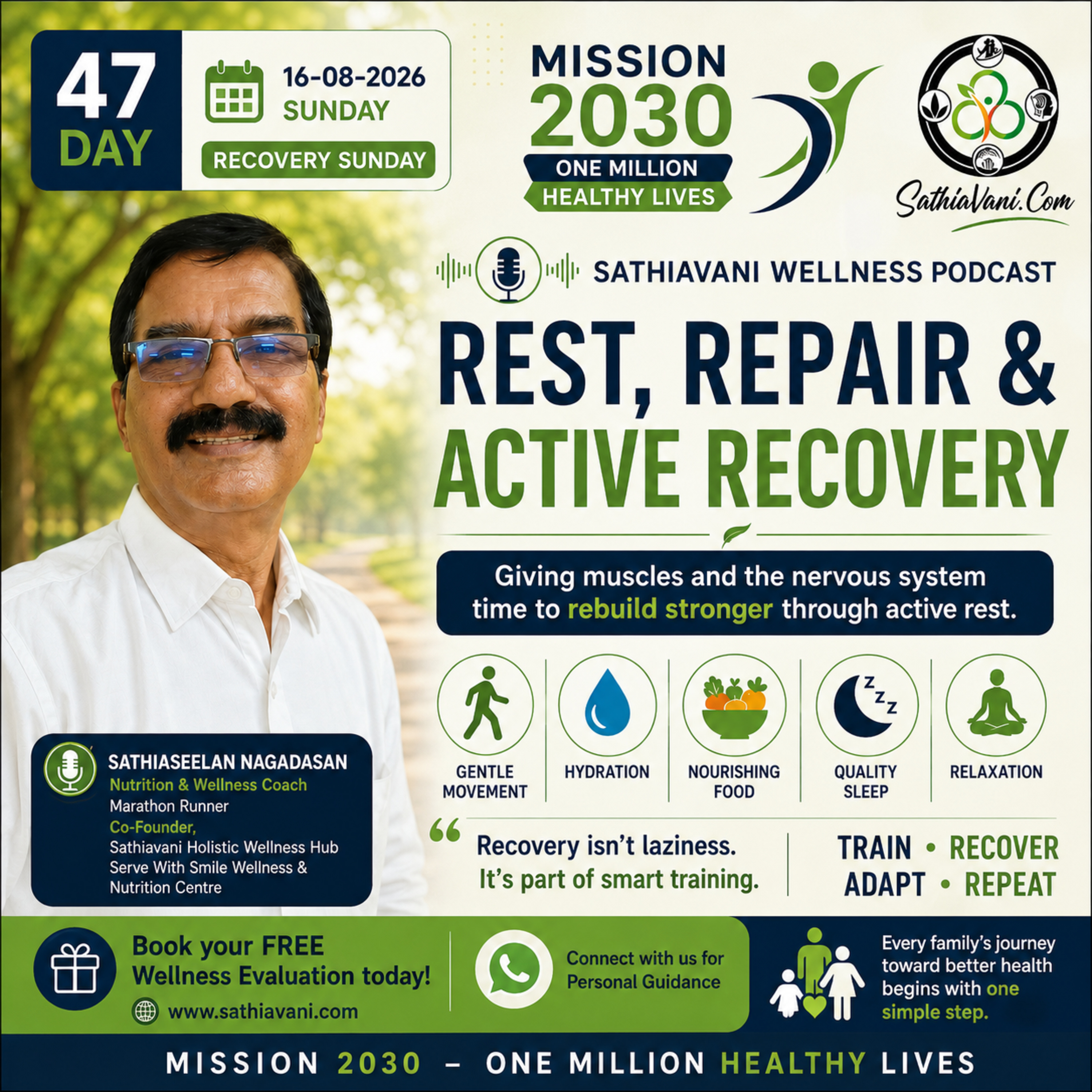 Beyond the Burn: Unlocking Your Body's Potential with Smart Recovery_Mission 2030_Episode 47 episode artwork