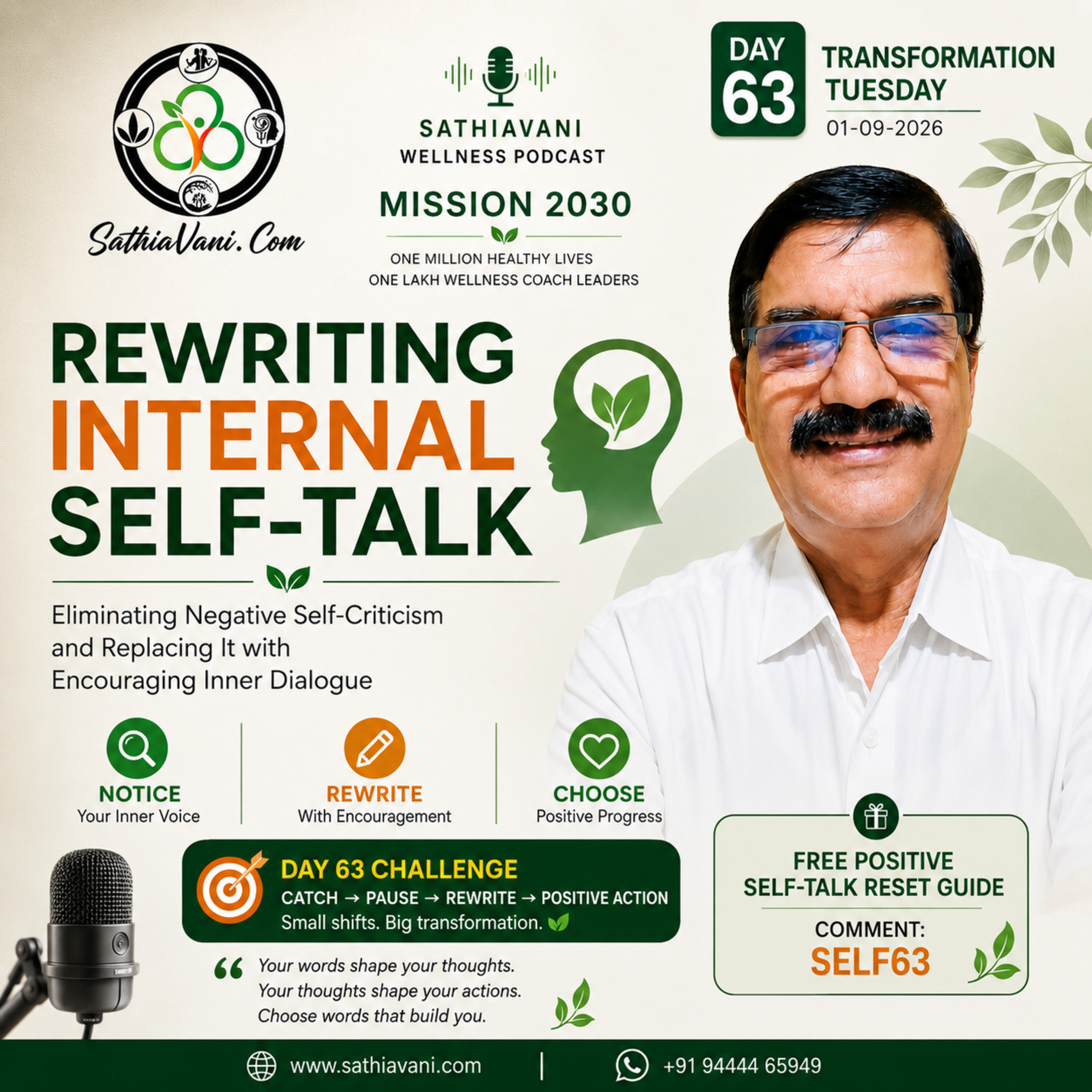 REWRITING_INTERNAL_SELF_TALK_Mission2030_Day63_Trailor episode artwork