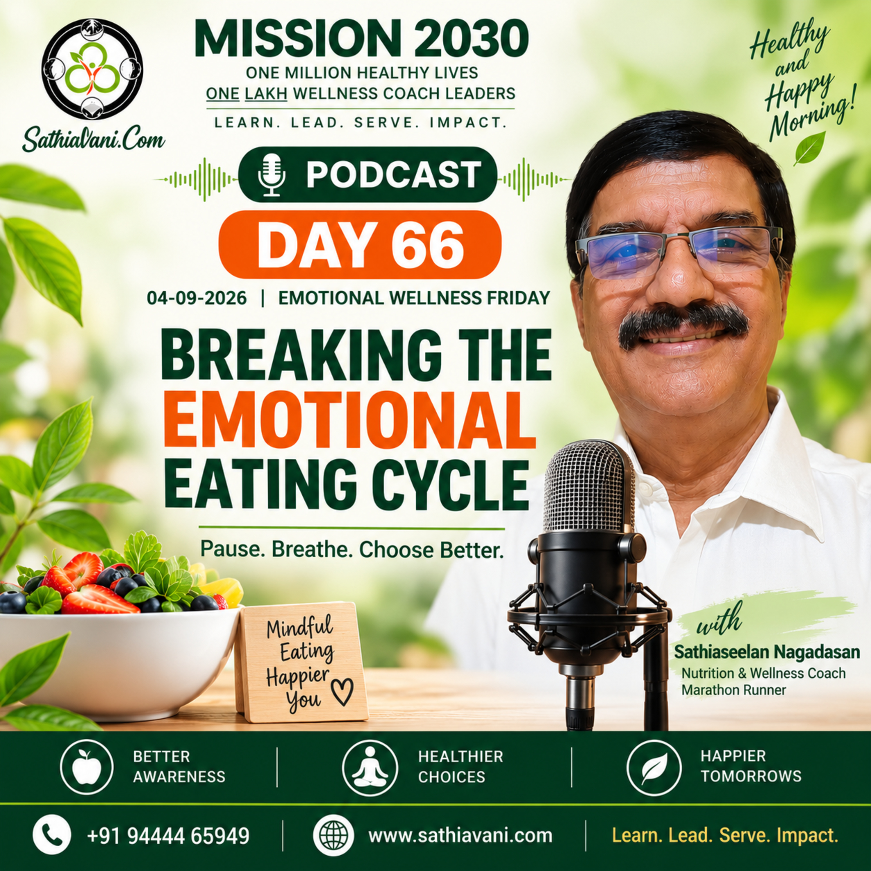 BREAKING_THE_EMOTIONAL_EATING_CYCLE_Mission2030_Day66_Episode66 episode artwork
