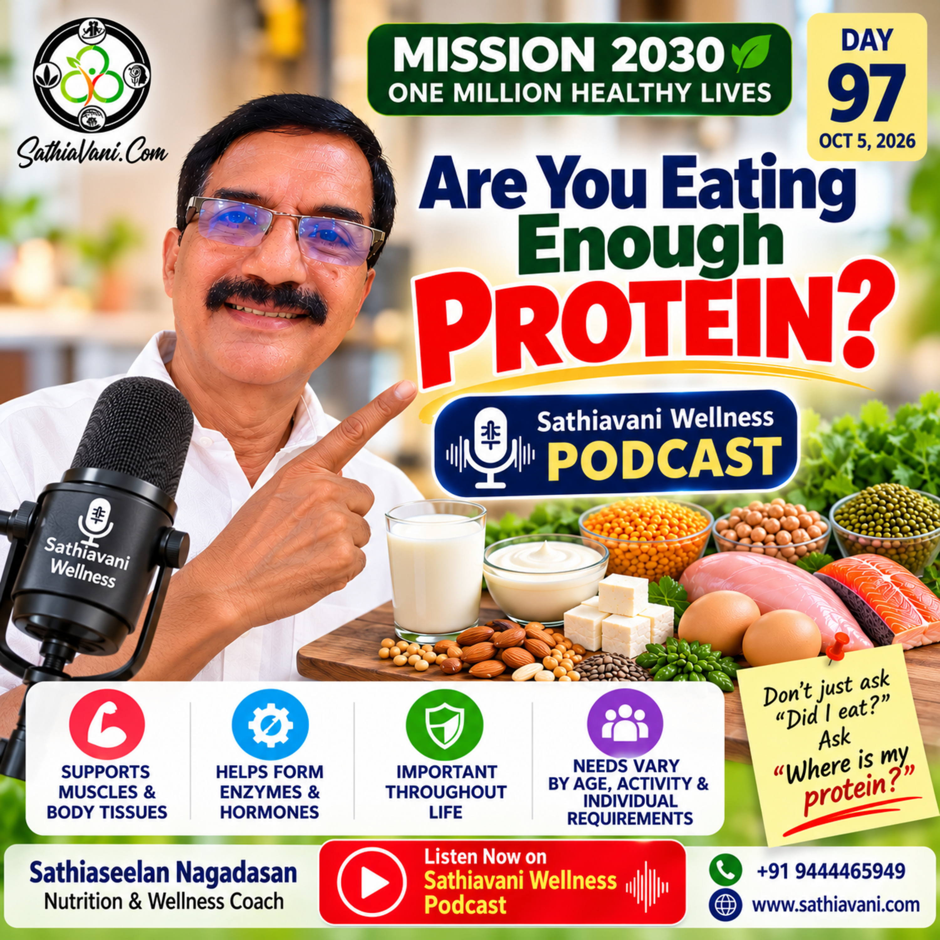 Are_You_Eating_Enough_Protein_ Mission_2030_Day_97.mp3 episode artwork