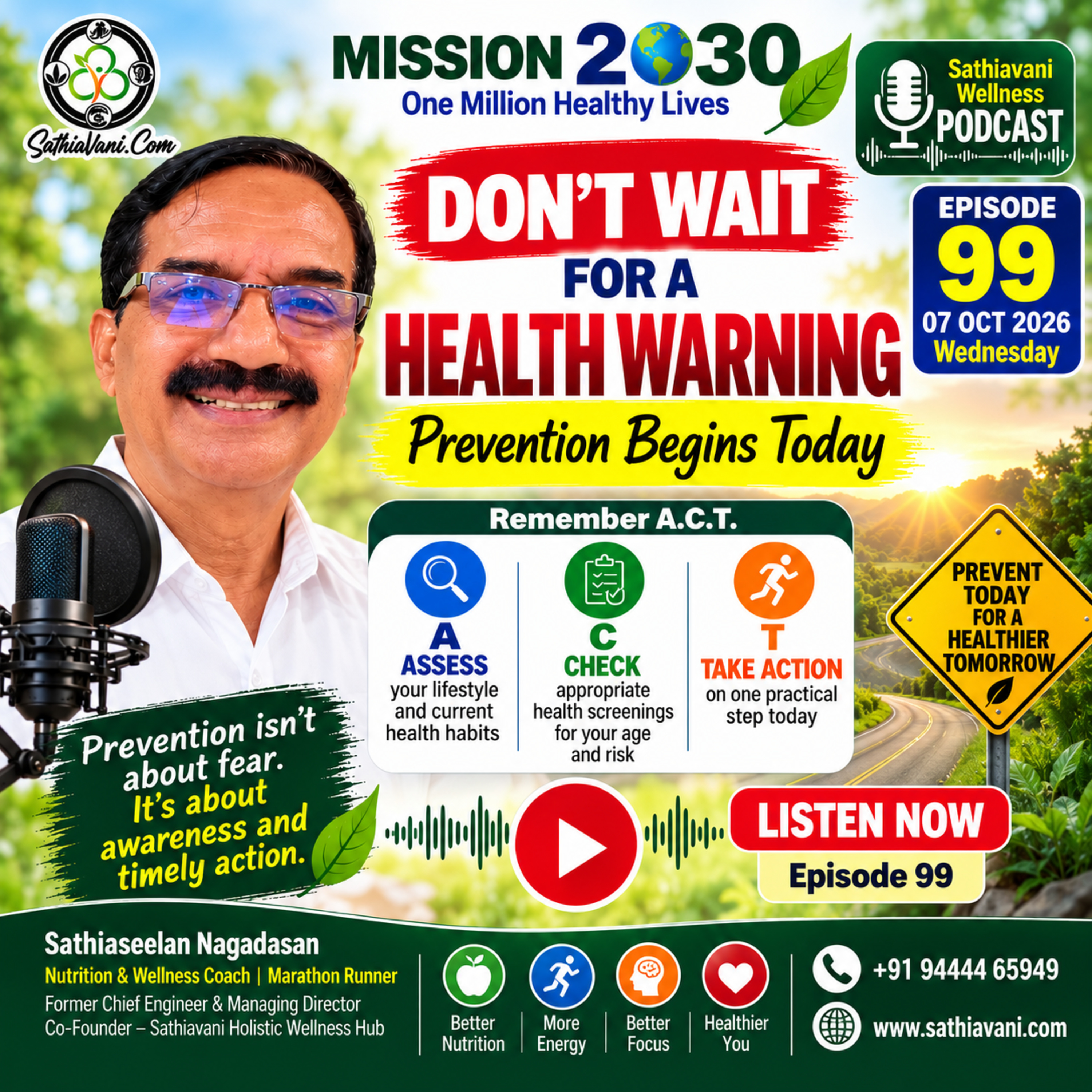 DON'T_WAIT_FOR_A_HEALTH_WARNING_Prevention_Begins_Today_Mission2030_Day99.mp4 episode artwork