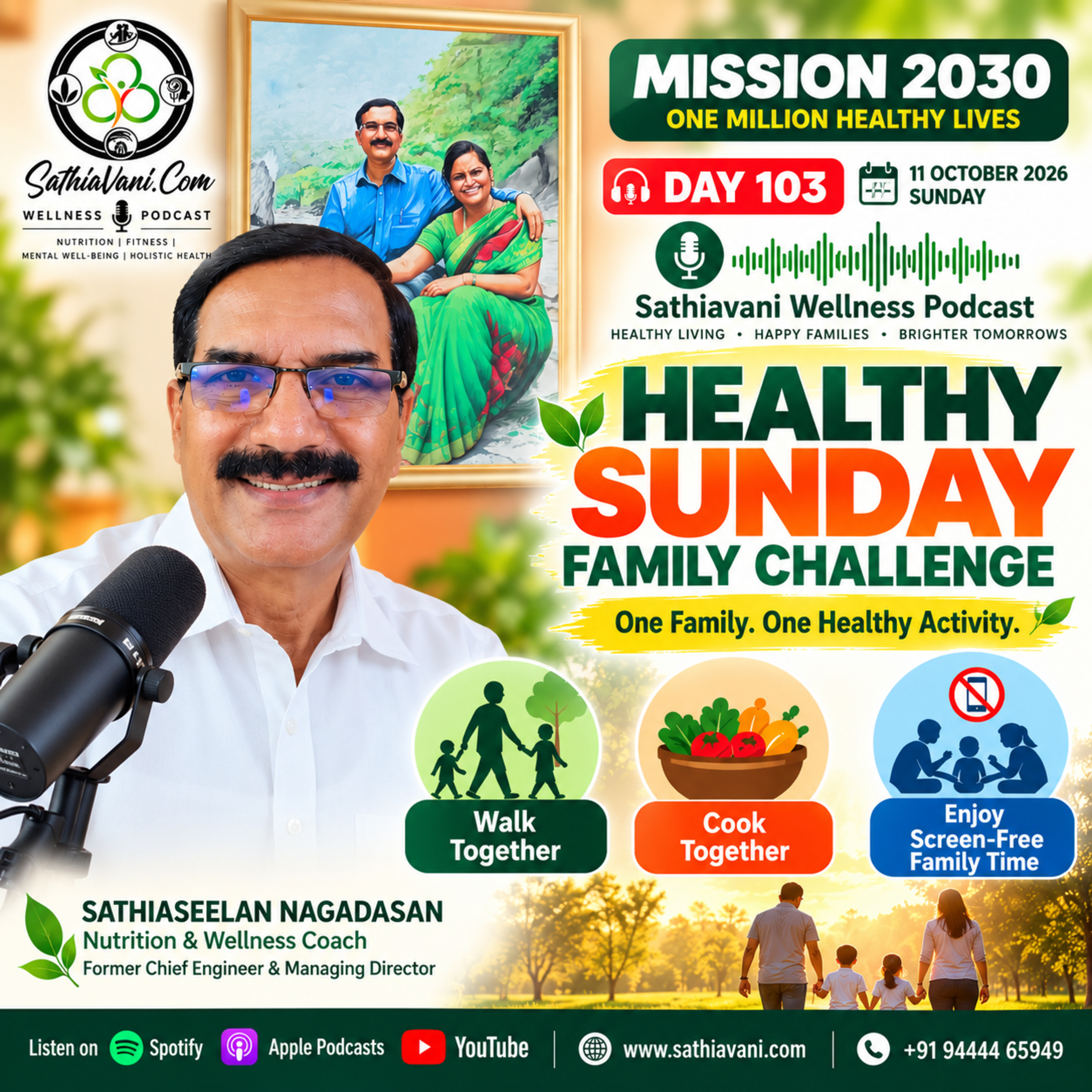 Day 103 | Healthy Sunday Family Challenge | One Healthy Activity for Every Family | Mission 2030 episode artwork