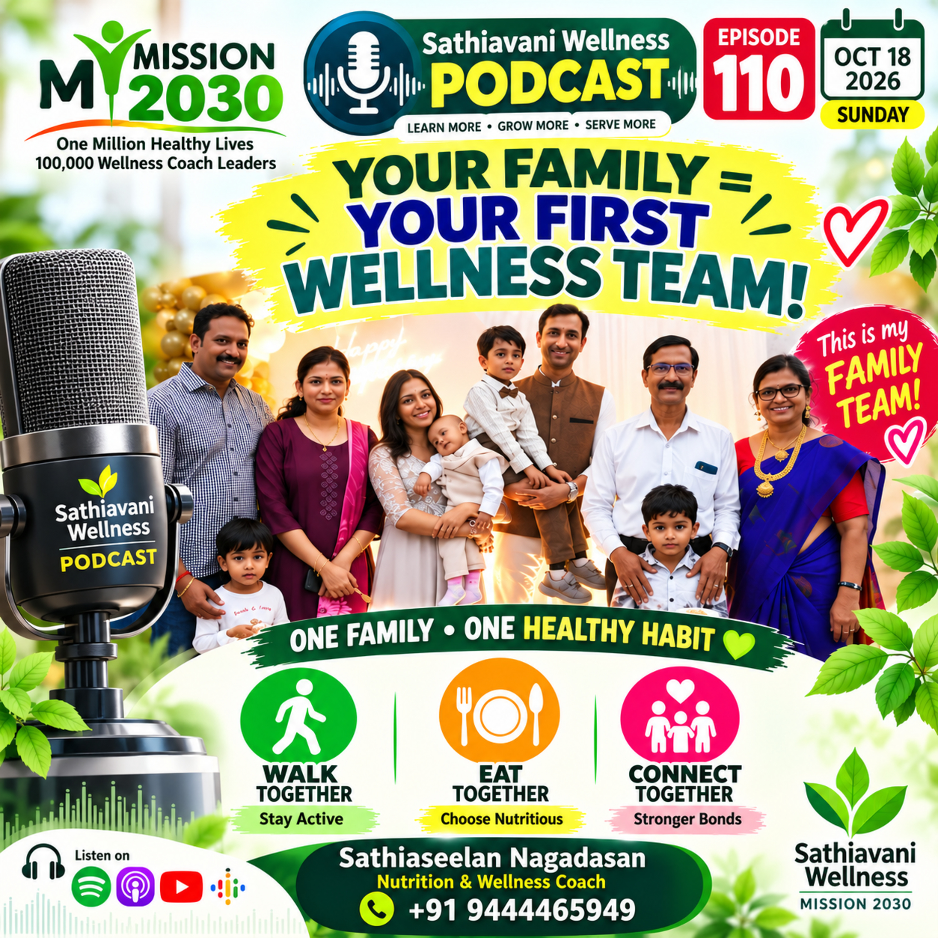 Mission 2030 Day 110 — Your Family Is Your First Wellness Team_podcast.mp3 episode artwork