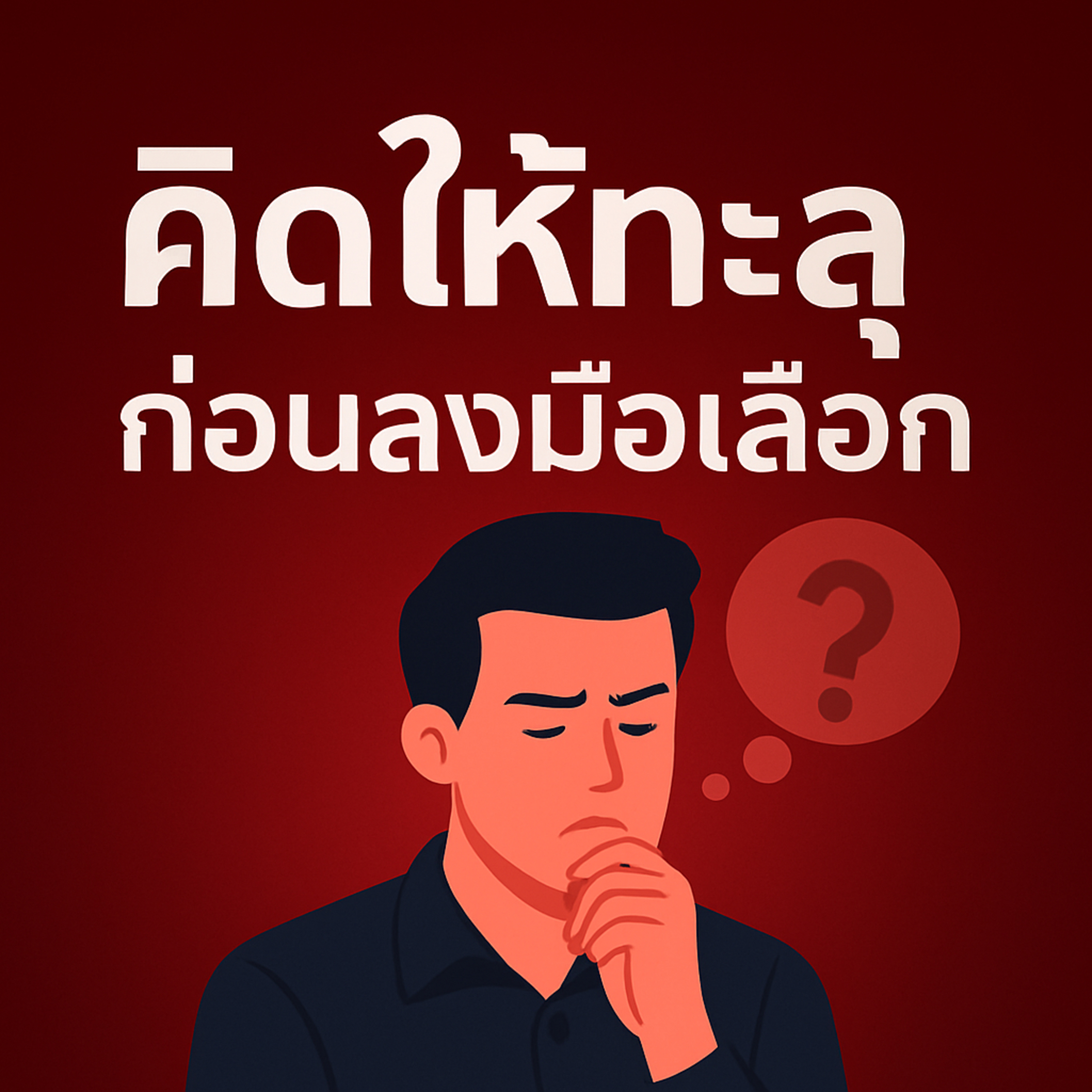 คิดให้ทะลุก่อนลงมือเลือก