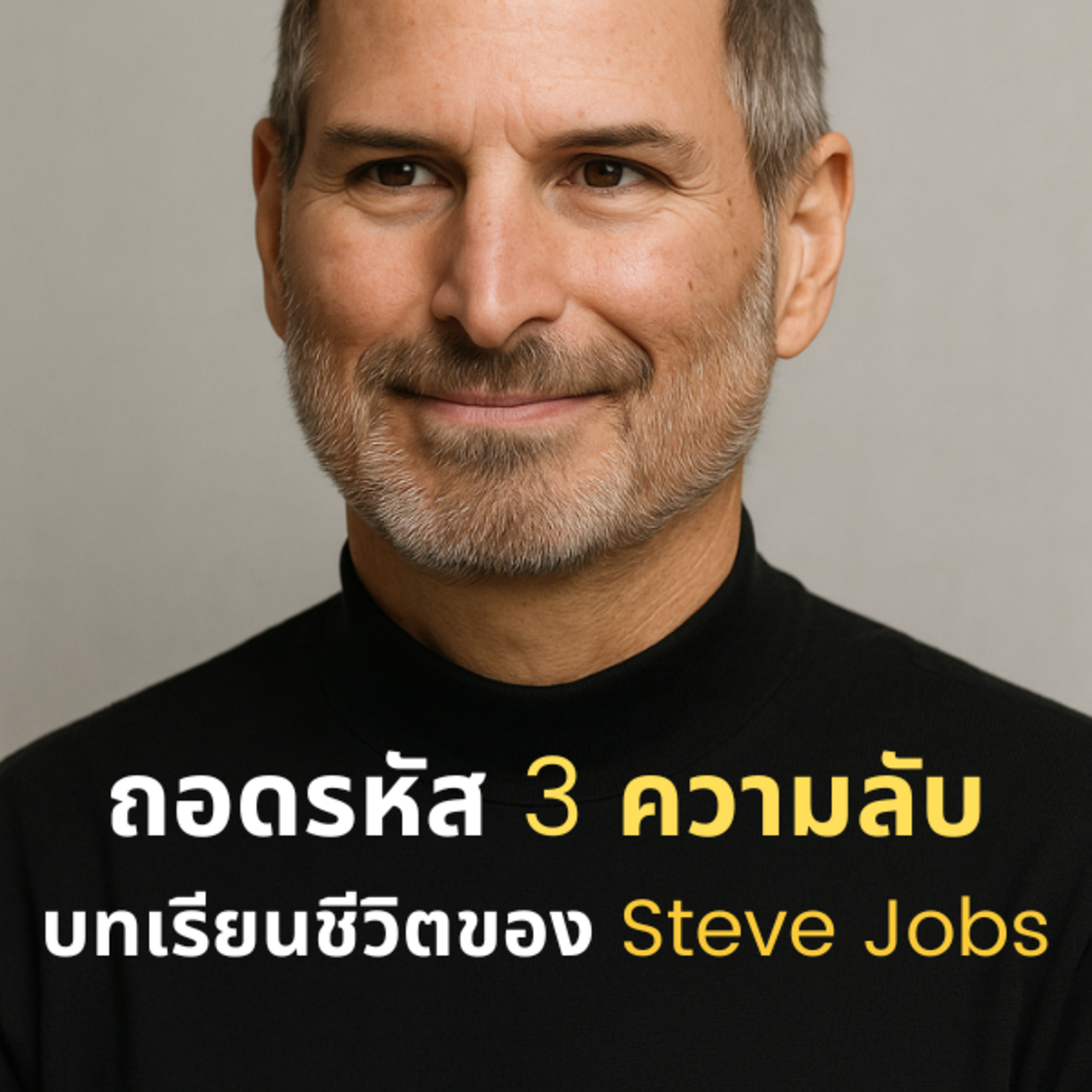 ถอดรหัส 3 ความลับบทเรียนชีวิตของ Steve Jobs episode artwork