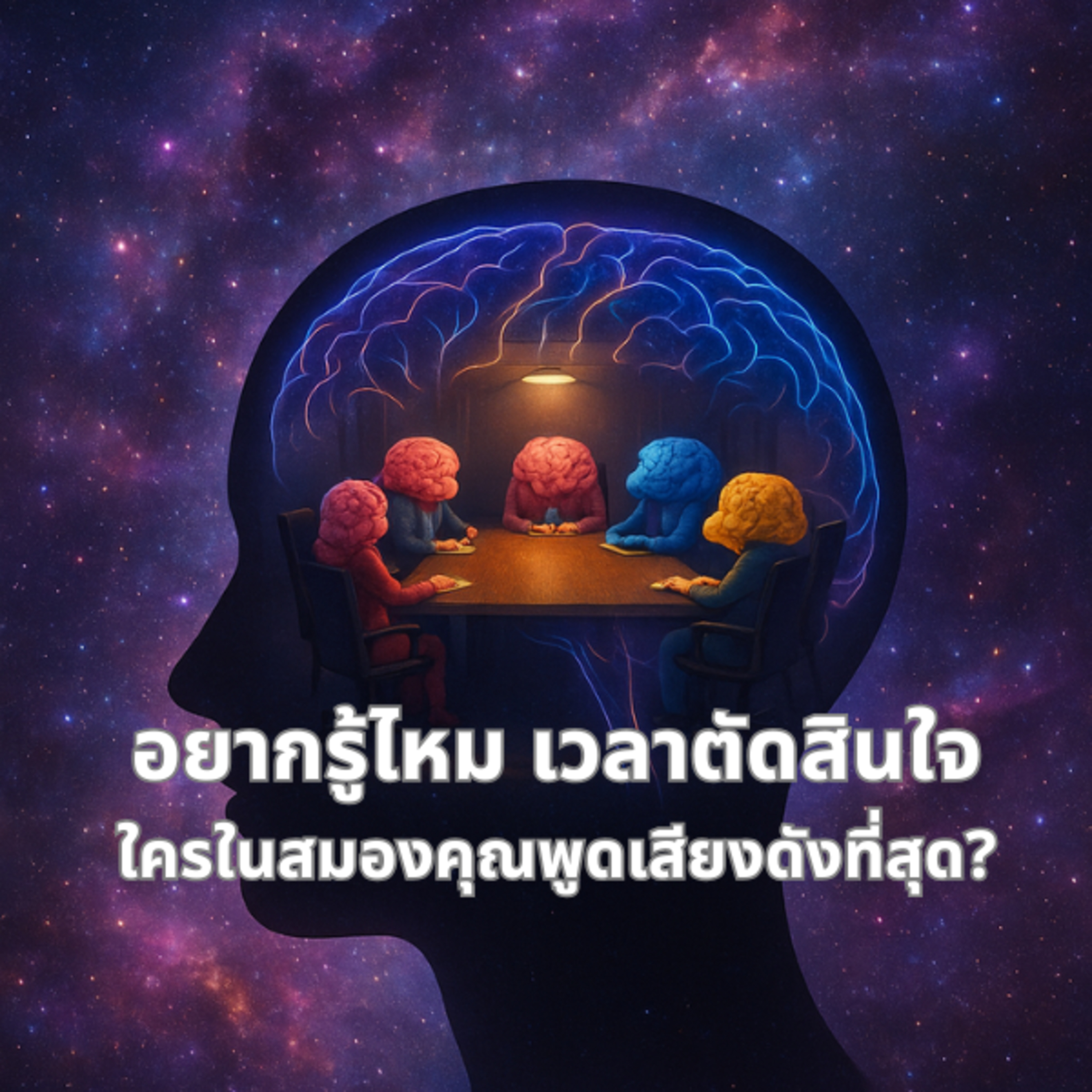 คุณอยากรู้ไหม เวลาตัดสินใจ...ใครในสมองคุณพูดเสียงดังที่สุด?