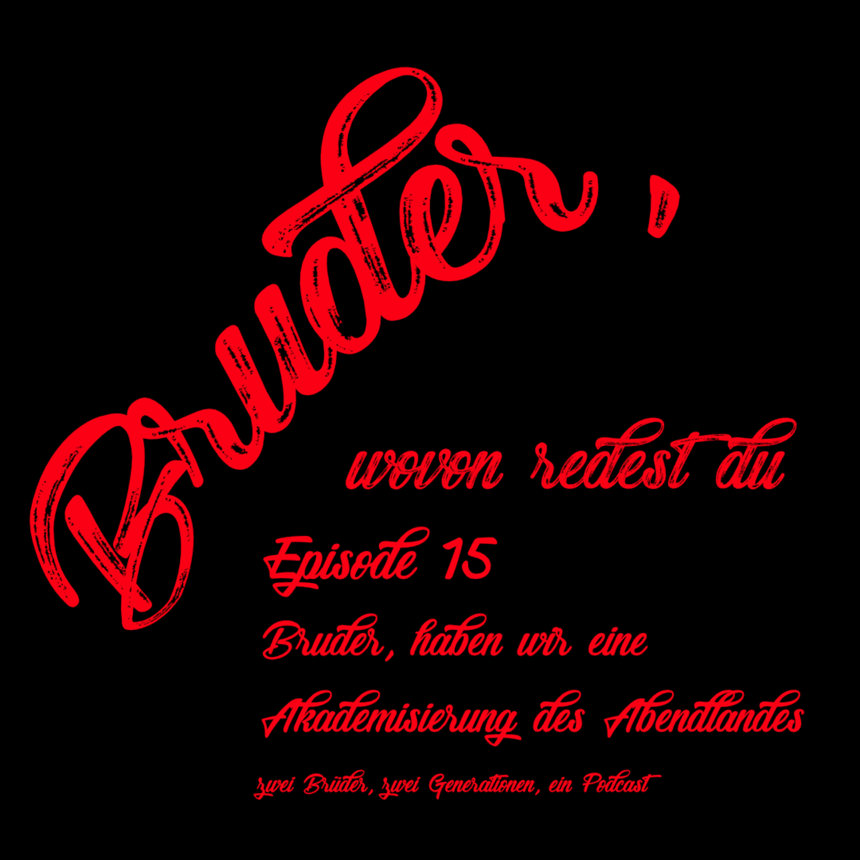 Episode 15 Bruder, haben wir eine Akademisierung des Abendlandes episode artwork
