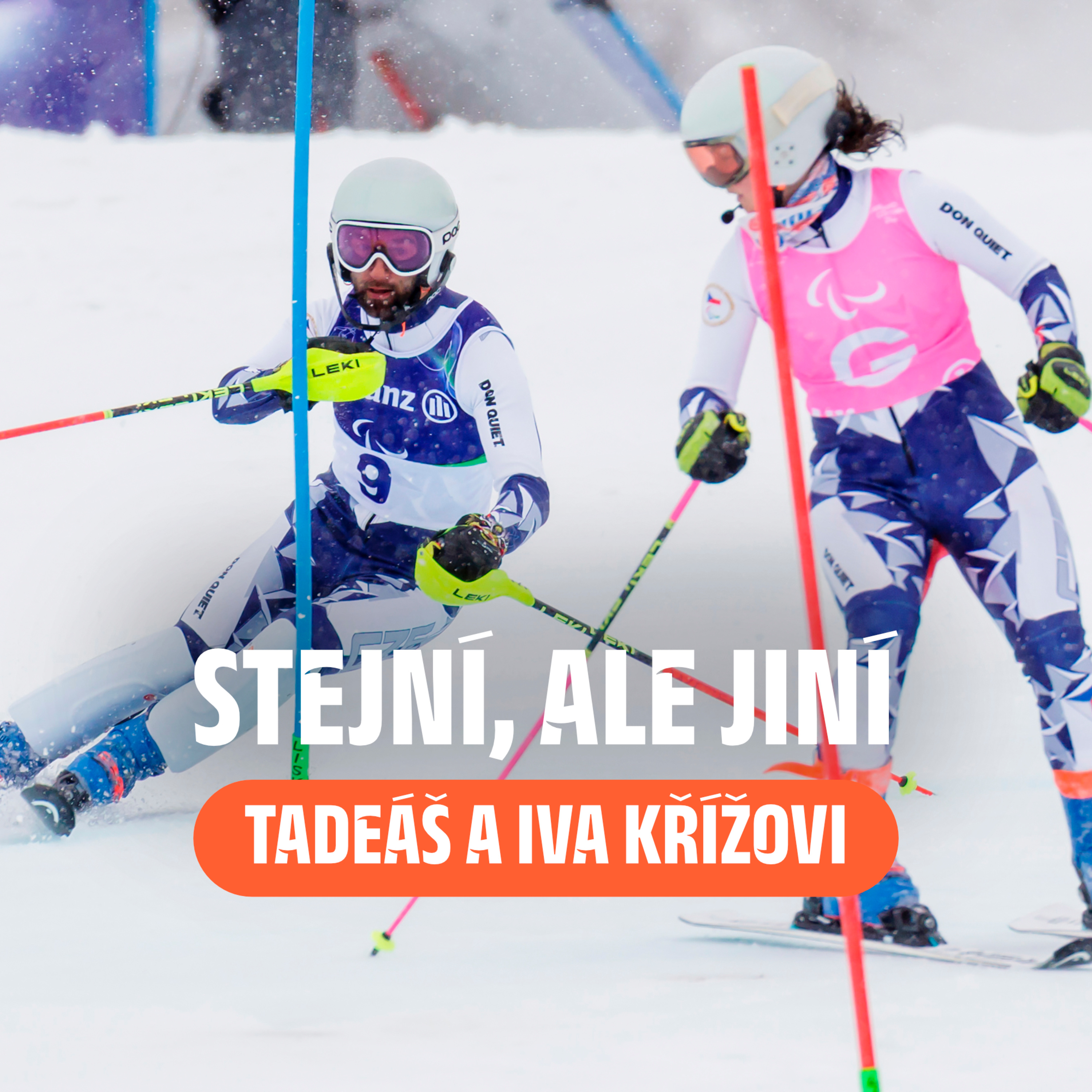 TADEÁŠ A IVA KŘÍŽOVI: „Lyžování rychlostí 140 km/h téměř po slepu? Jedu jak býk za červenou“ episode artwork