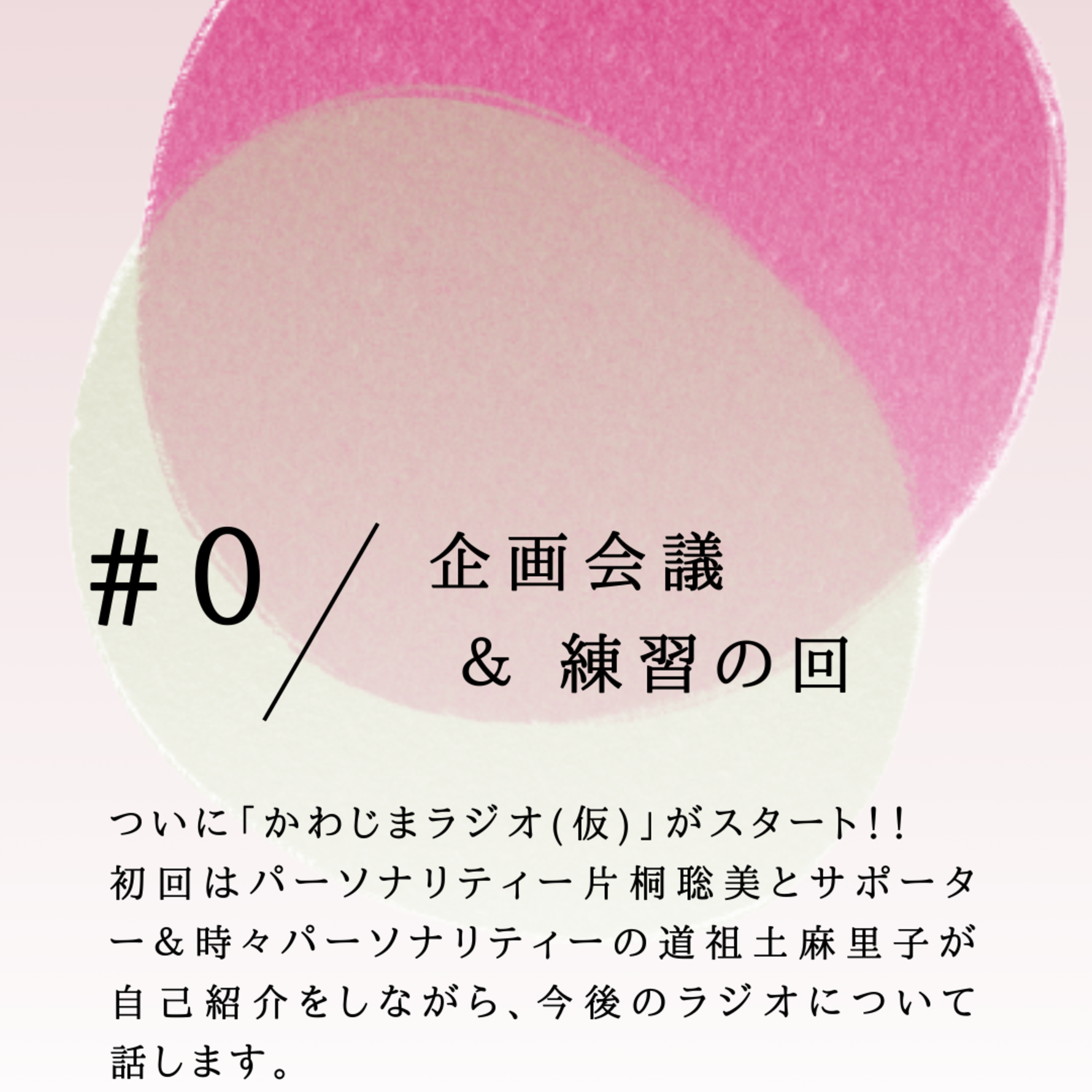 #0 作戦会議＆練習の回 episode artwork