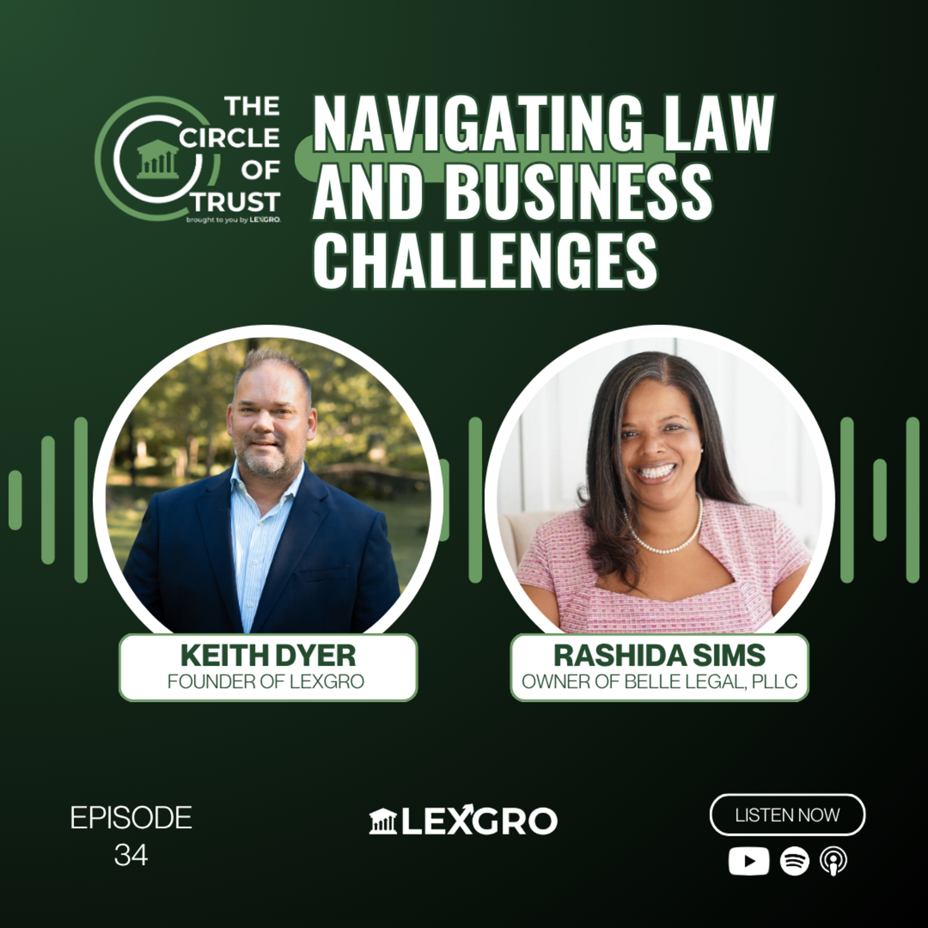 Navigating Law and Business Challenges episode artwork