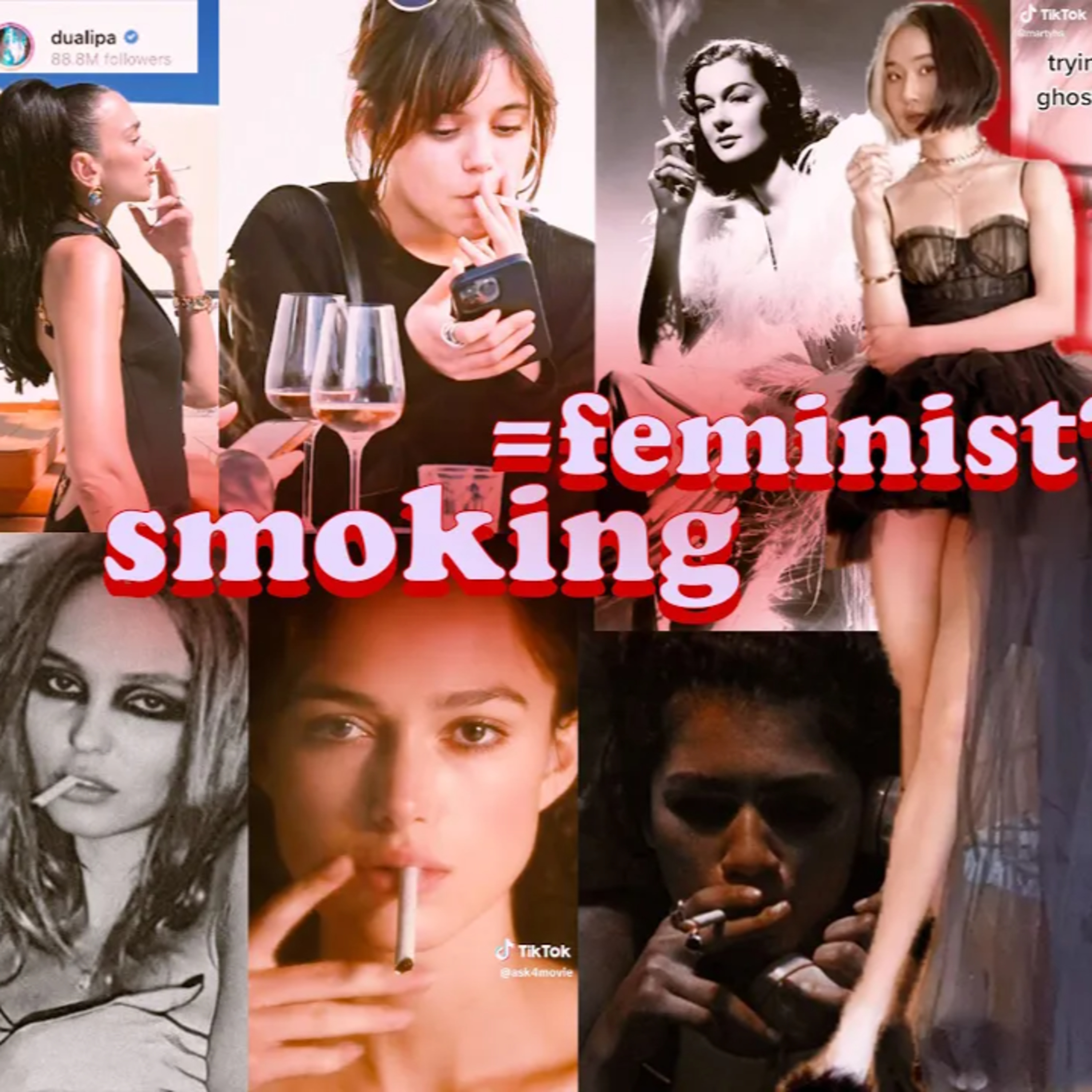 "Hot girls don’t eat. They smoke” episode artwork