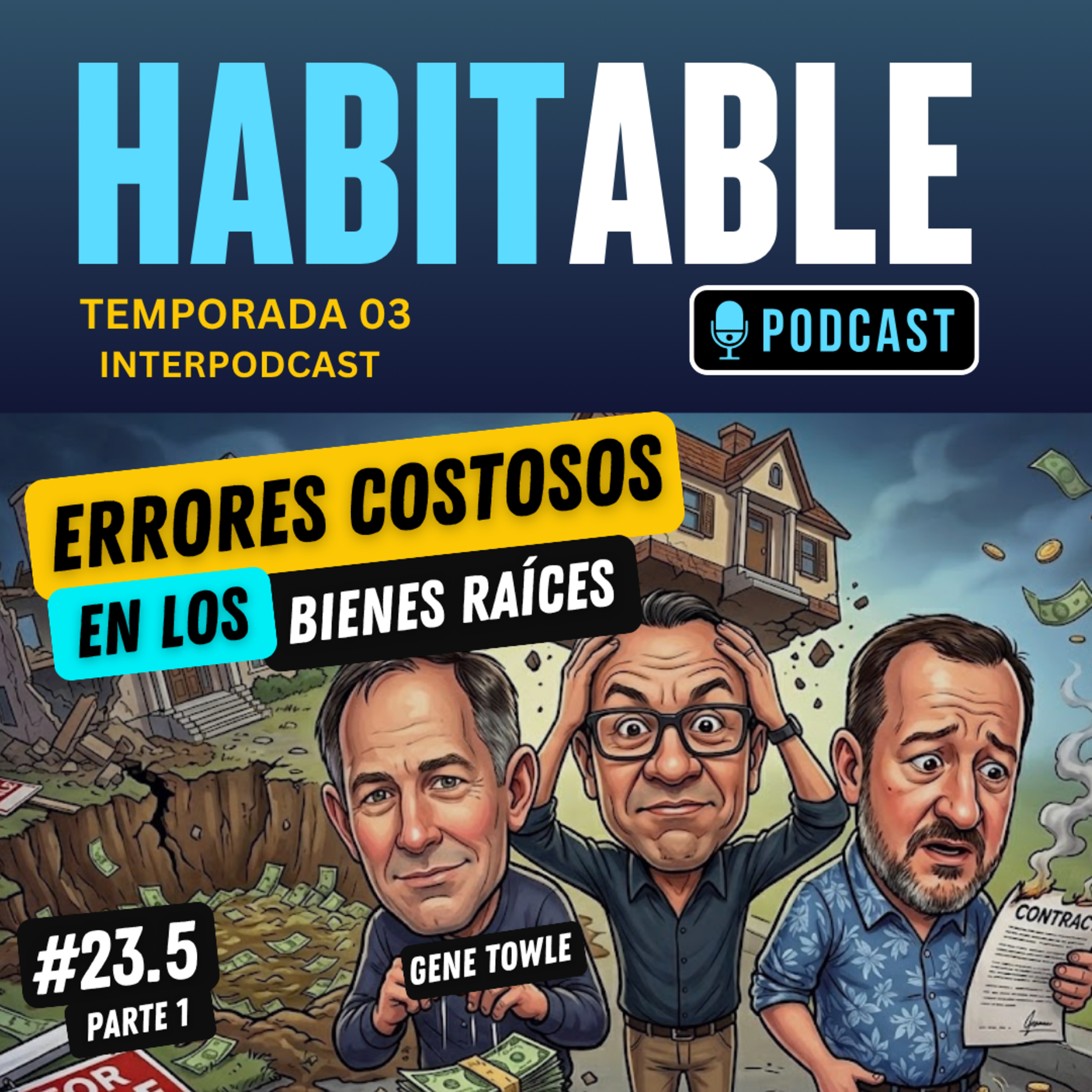Errores Costosos en Bienes Raíces con Gene Towle - PARTE 1 #interpodcast #HabitablePodcast episode artwork