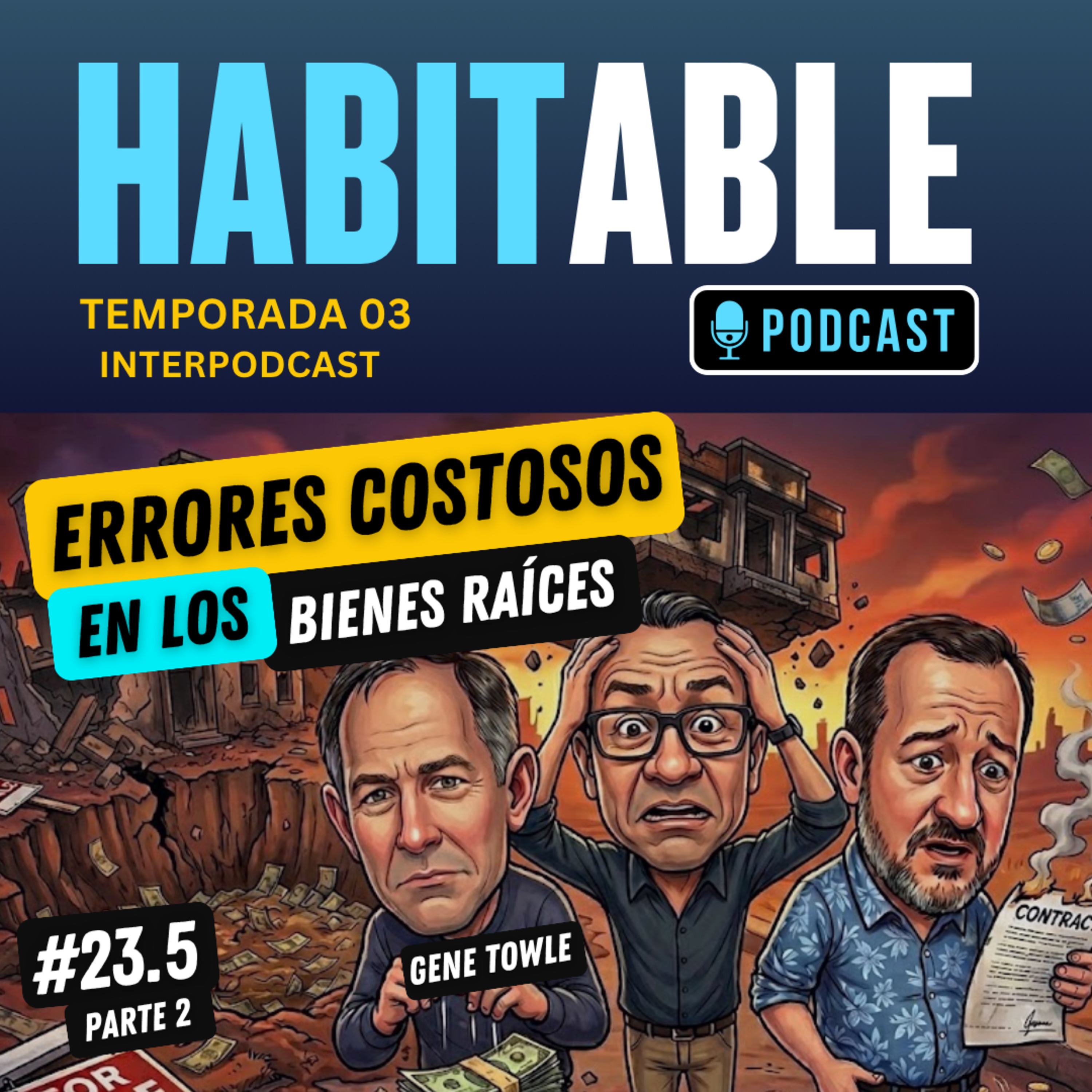 Errores Costosos en Bienes Raíces con Gene Towle - PARTE 2 #interpodcast #HabitablePodcast episode artwork