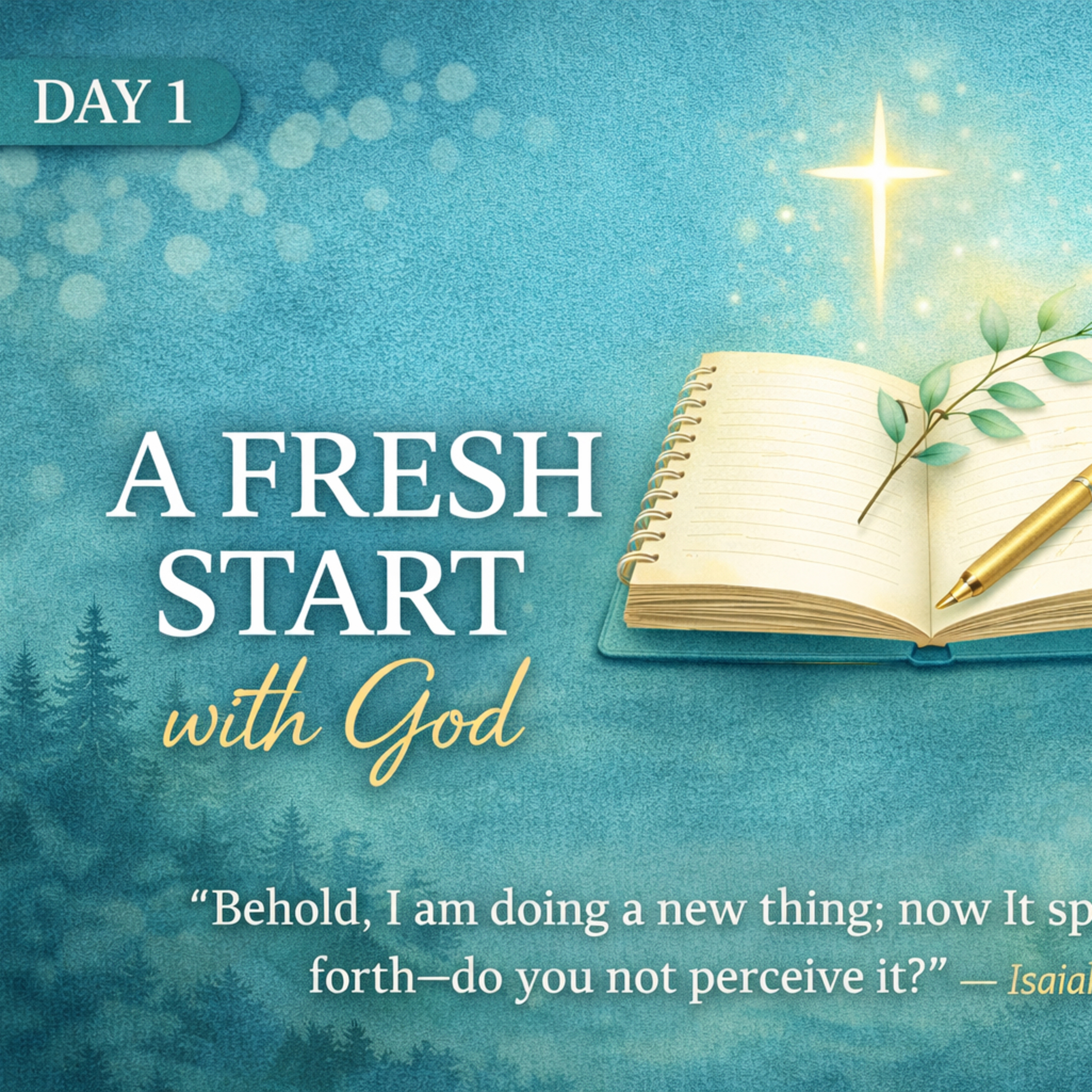 Begin Again Day 1: A Fresh Start With God