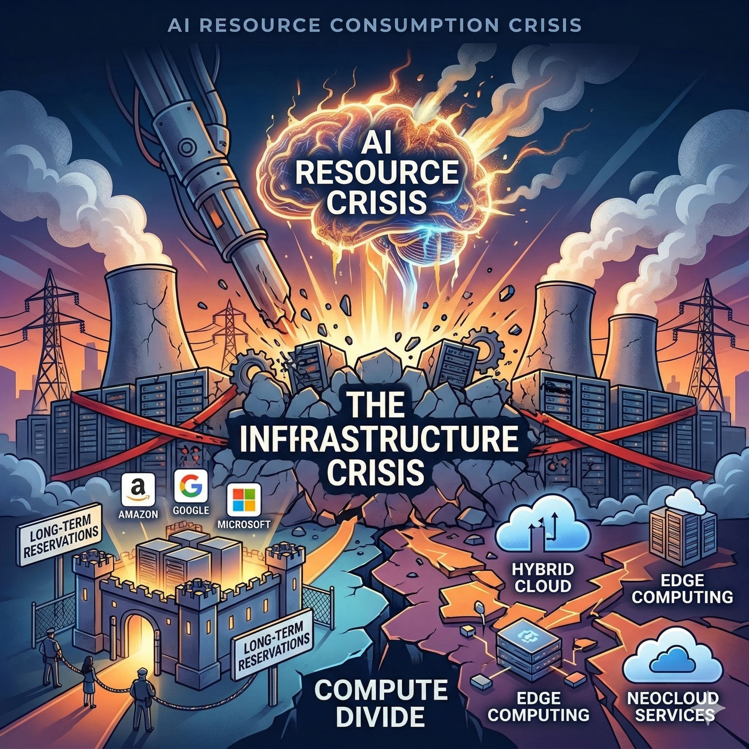 AI and the resulting infrastructure crisis facing global cloud providers