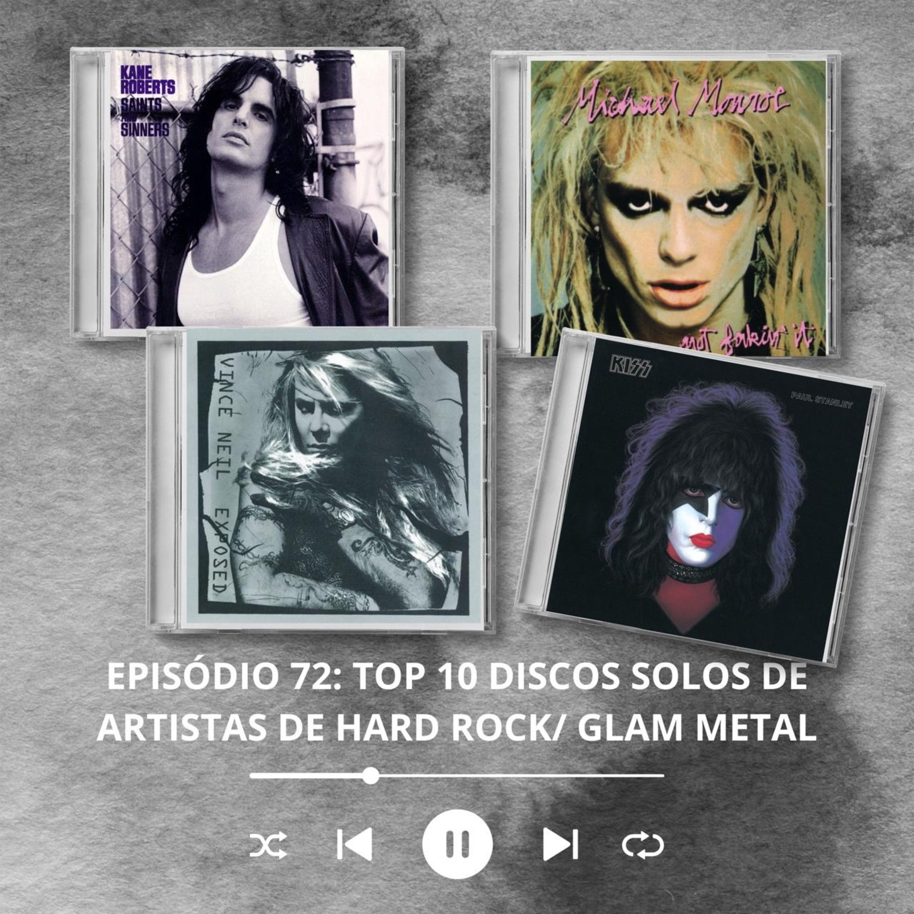 #72 - Top 10 Discos Solos de Artistas de Hard Rock/Glam Metal episode artwork
