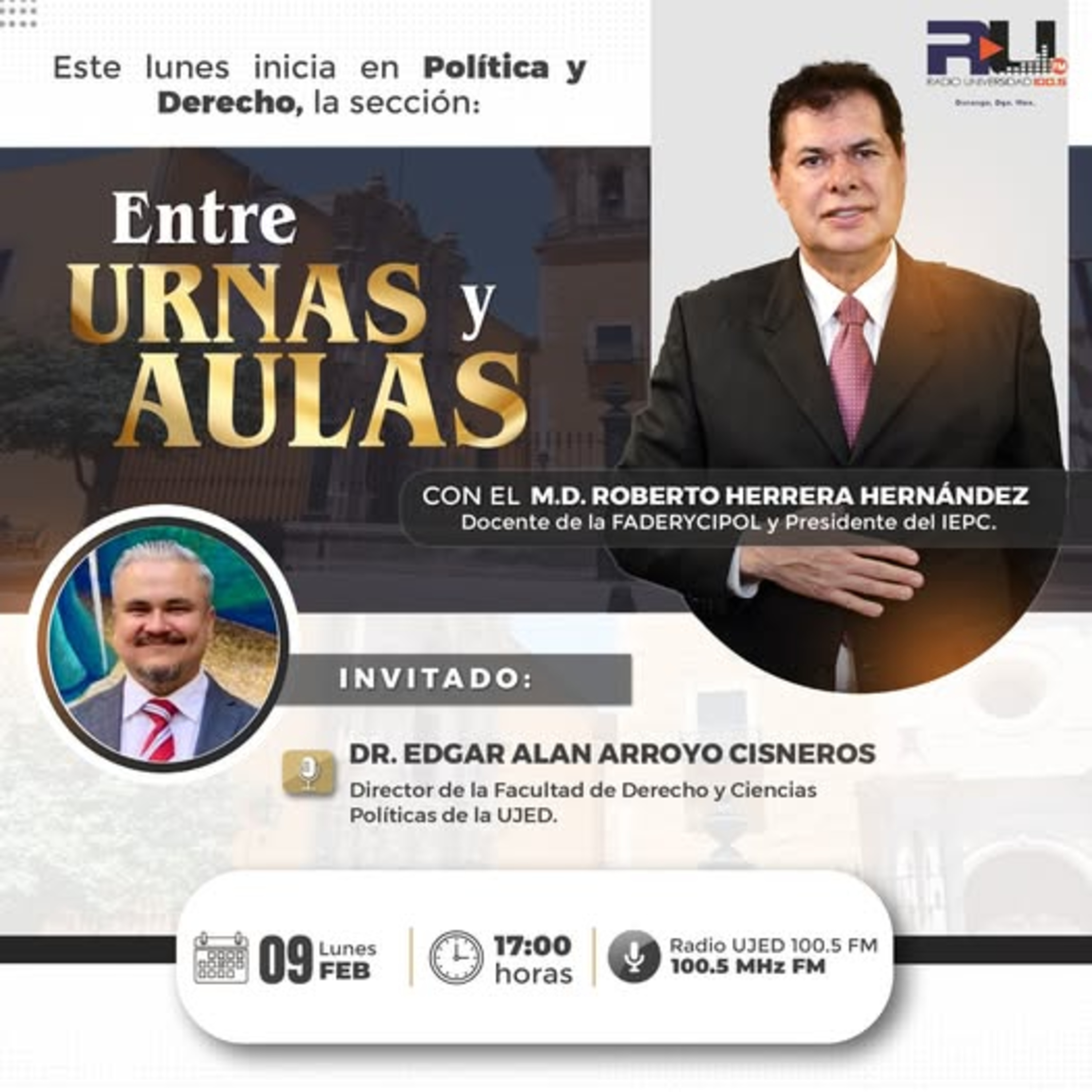 Política y Derecho: "Entre Urnas y Aulas". episode artwork