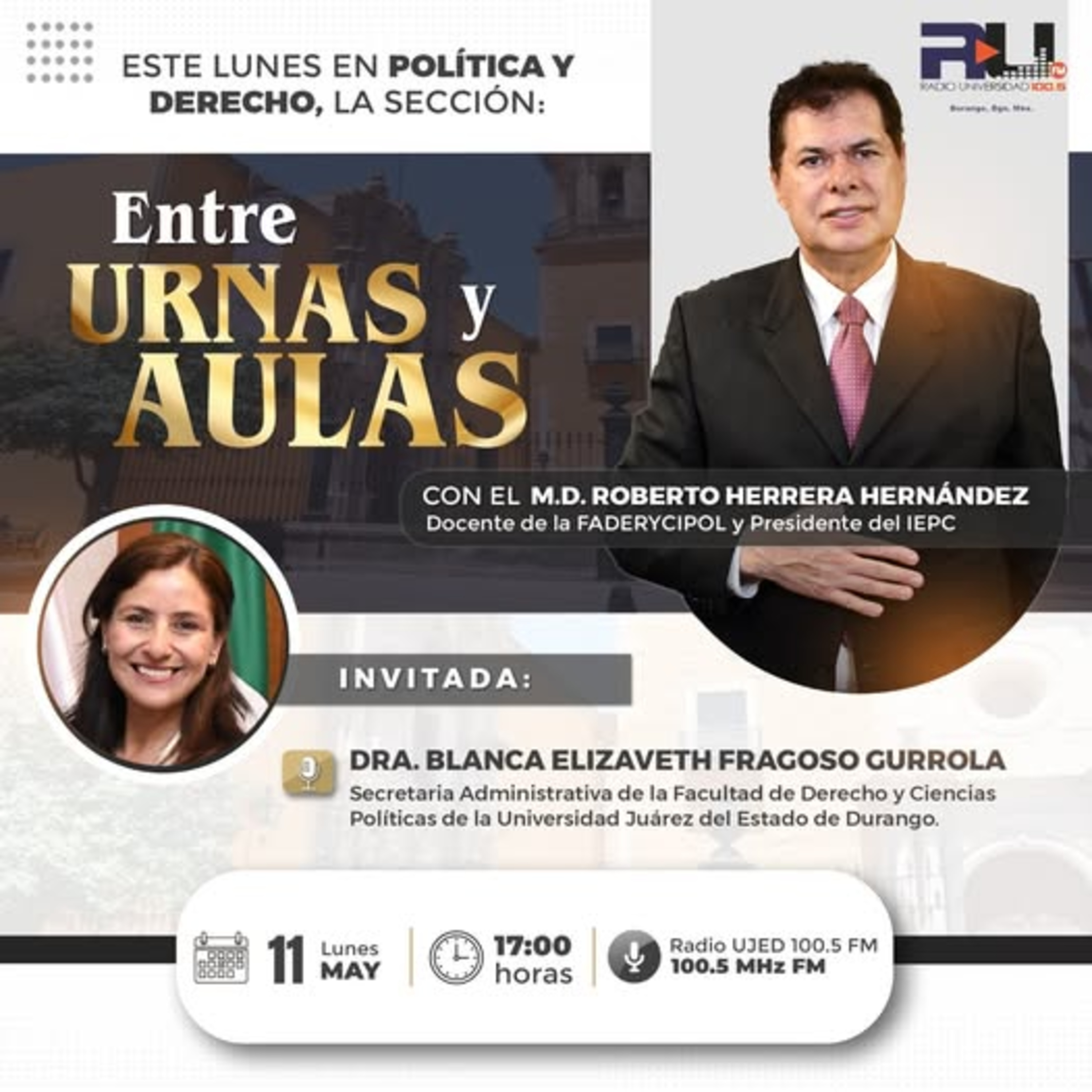 Política y Derecho: "Entre urnas y aulas con la Dra. Blanca Elizabeth Fragoso". episode artwork