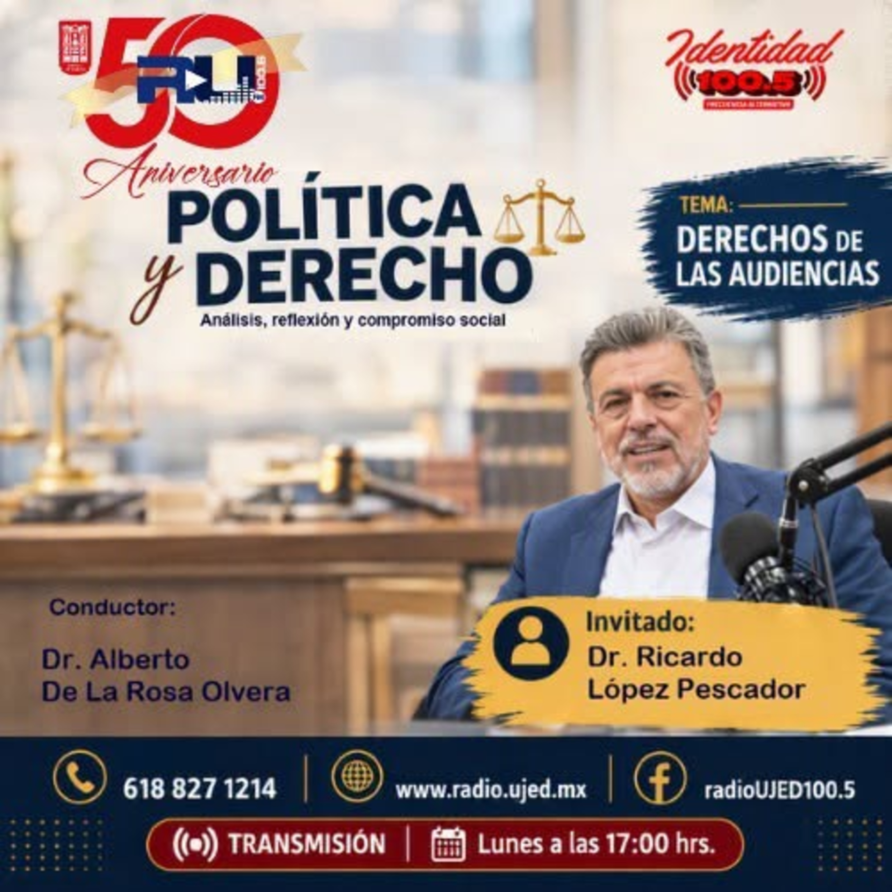 Política y Derecho: "Derechos de las audiencias". episode artwork