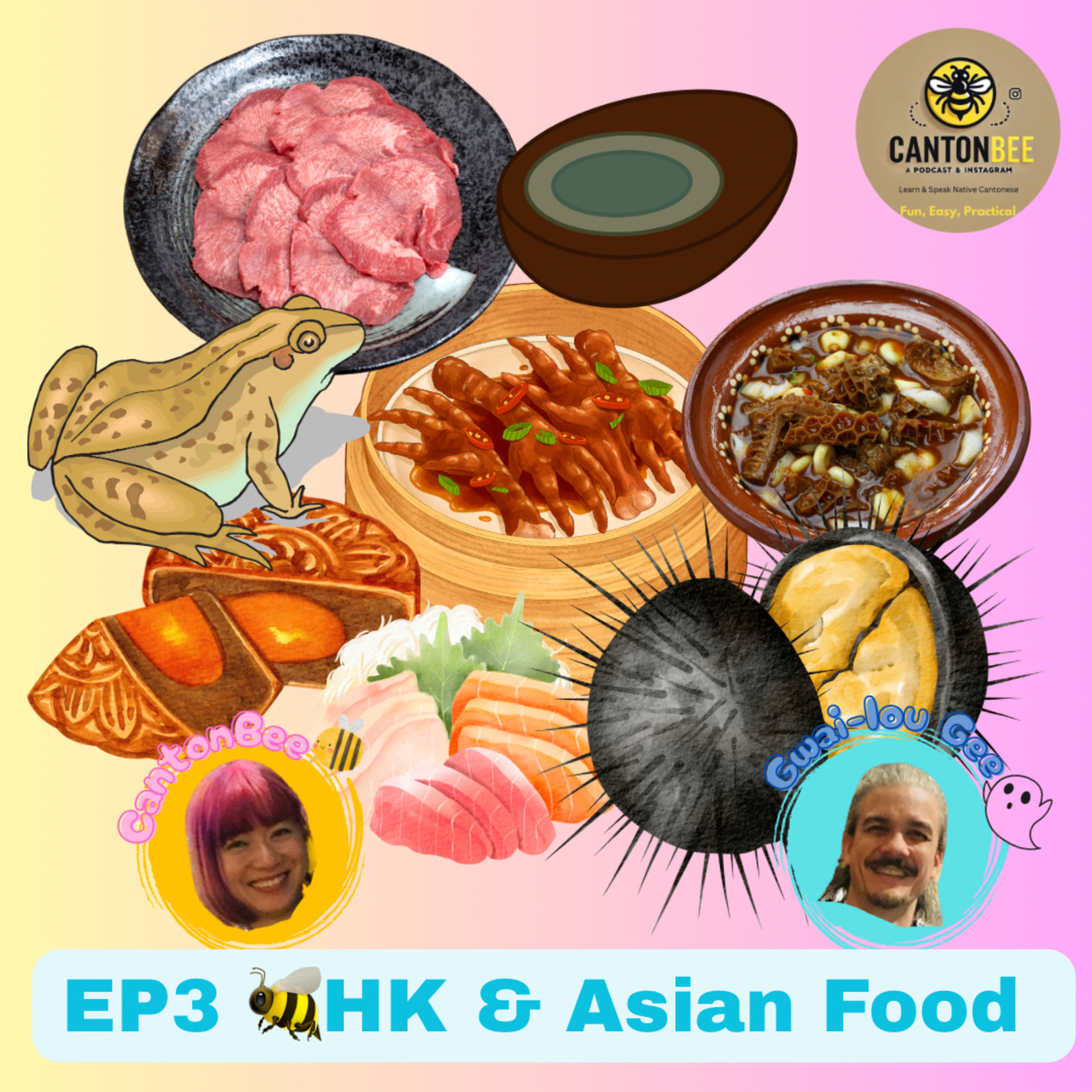 EP. 3 - Gwai-lou Gee Tries Hong Kong & Asian Food episode artwork