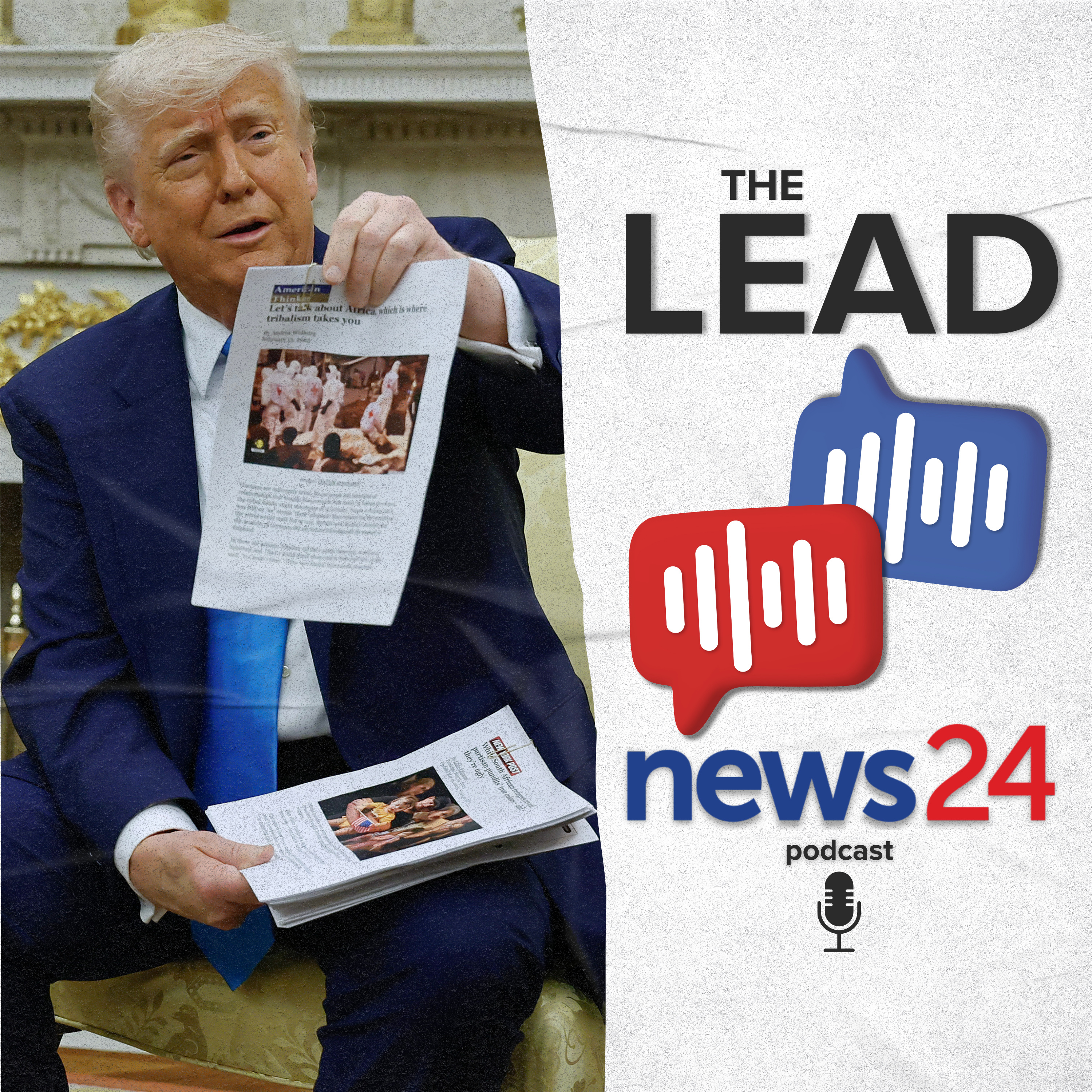 Adriaan Basson calls out SA’s Trump collaborators episode artwork
