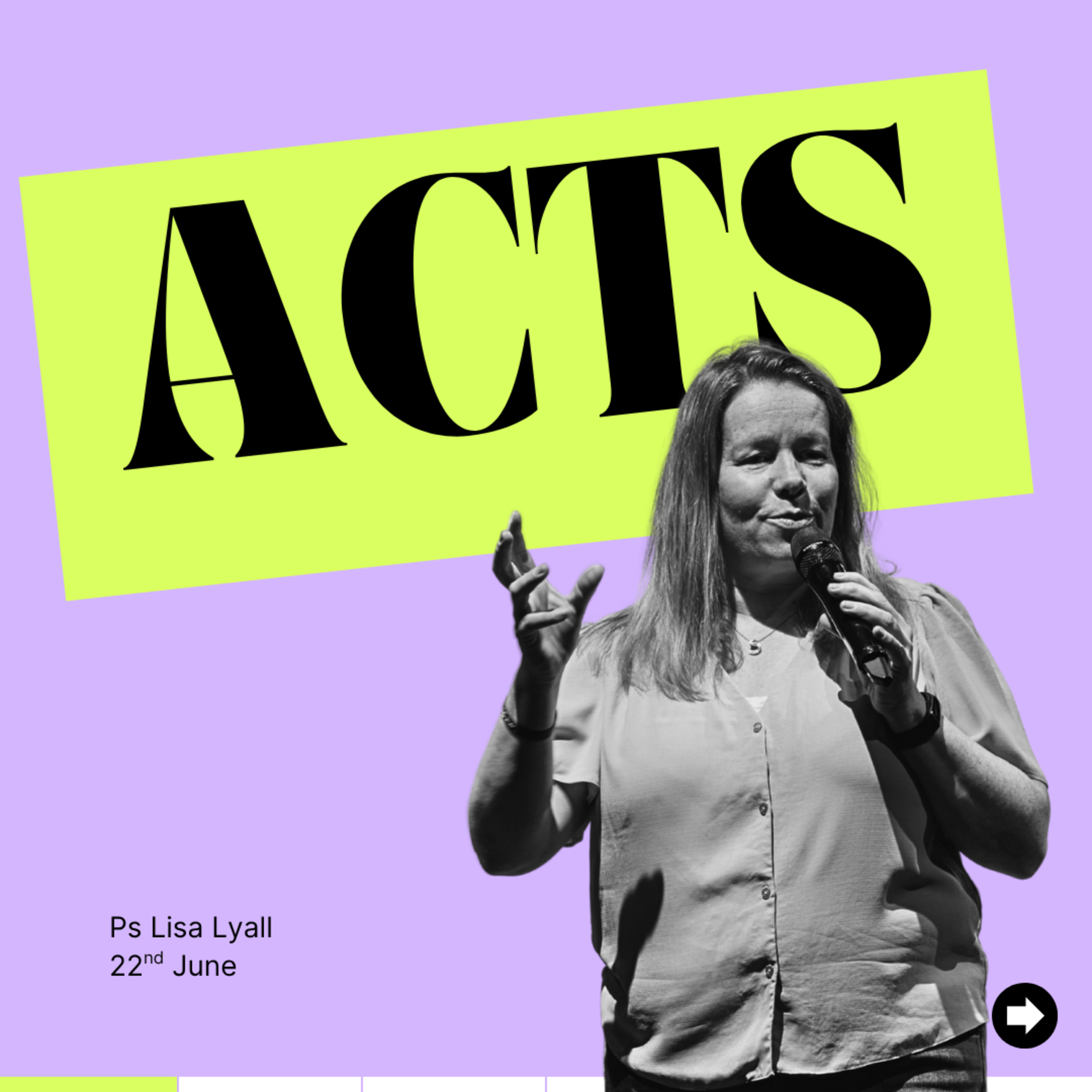 ACTS | 22nd June | Ps Lisa Lyall