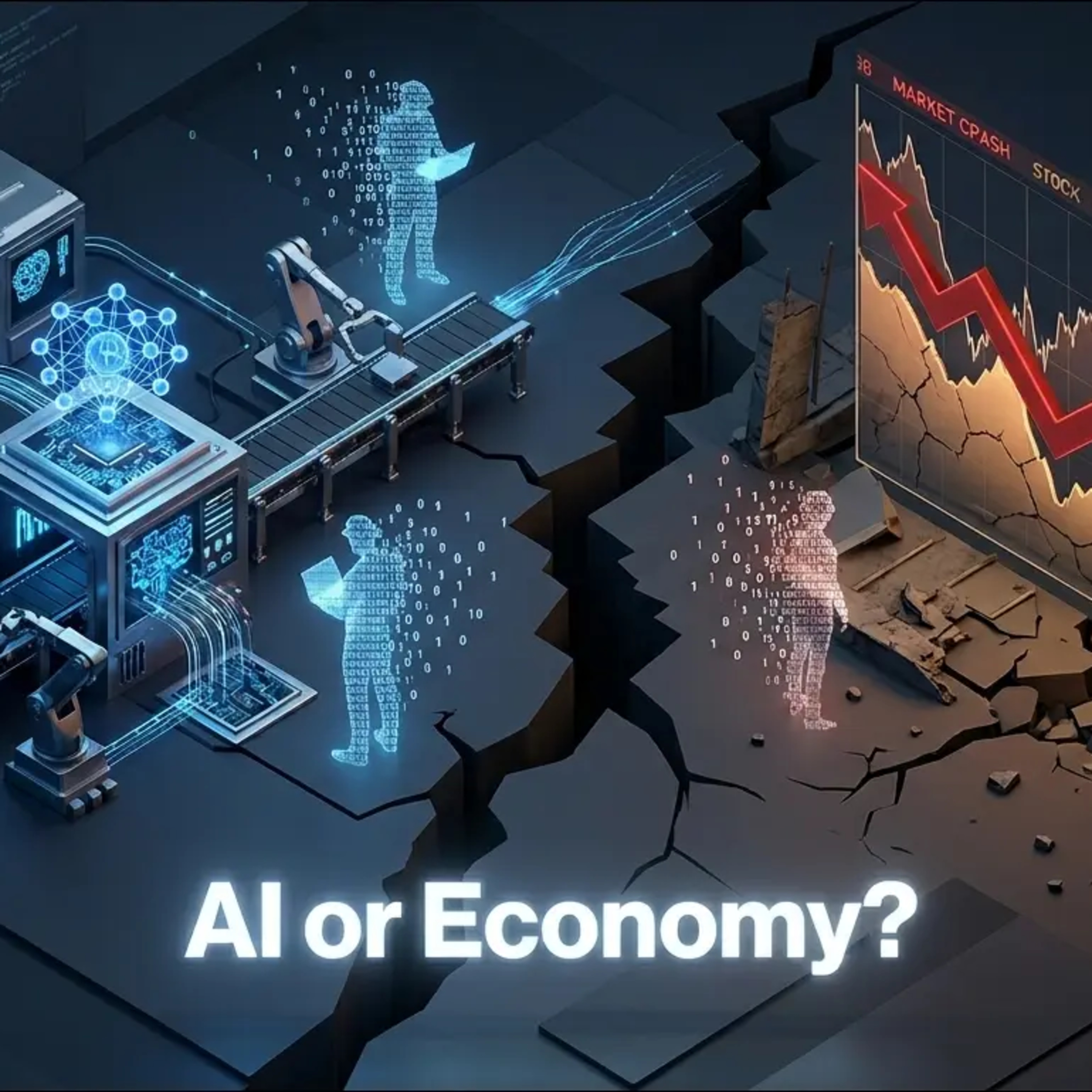 AI or Economy? The Debate Behind America's Shifting Job Market episode artwork
