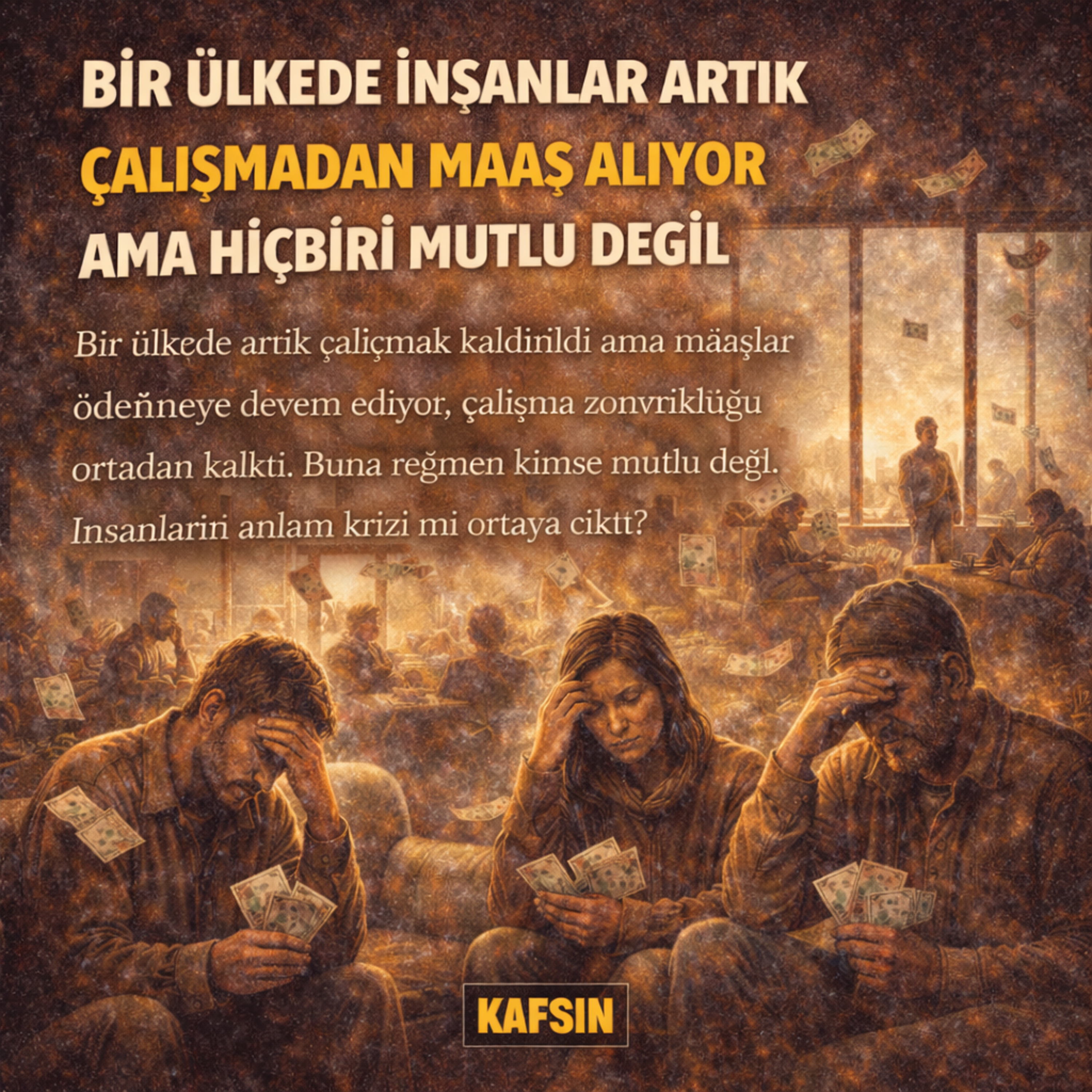 Bir ülkede insanlar artık çalışmadan maaş alıyor. Ama hiçbiri mutlu değil episode artwork