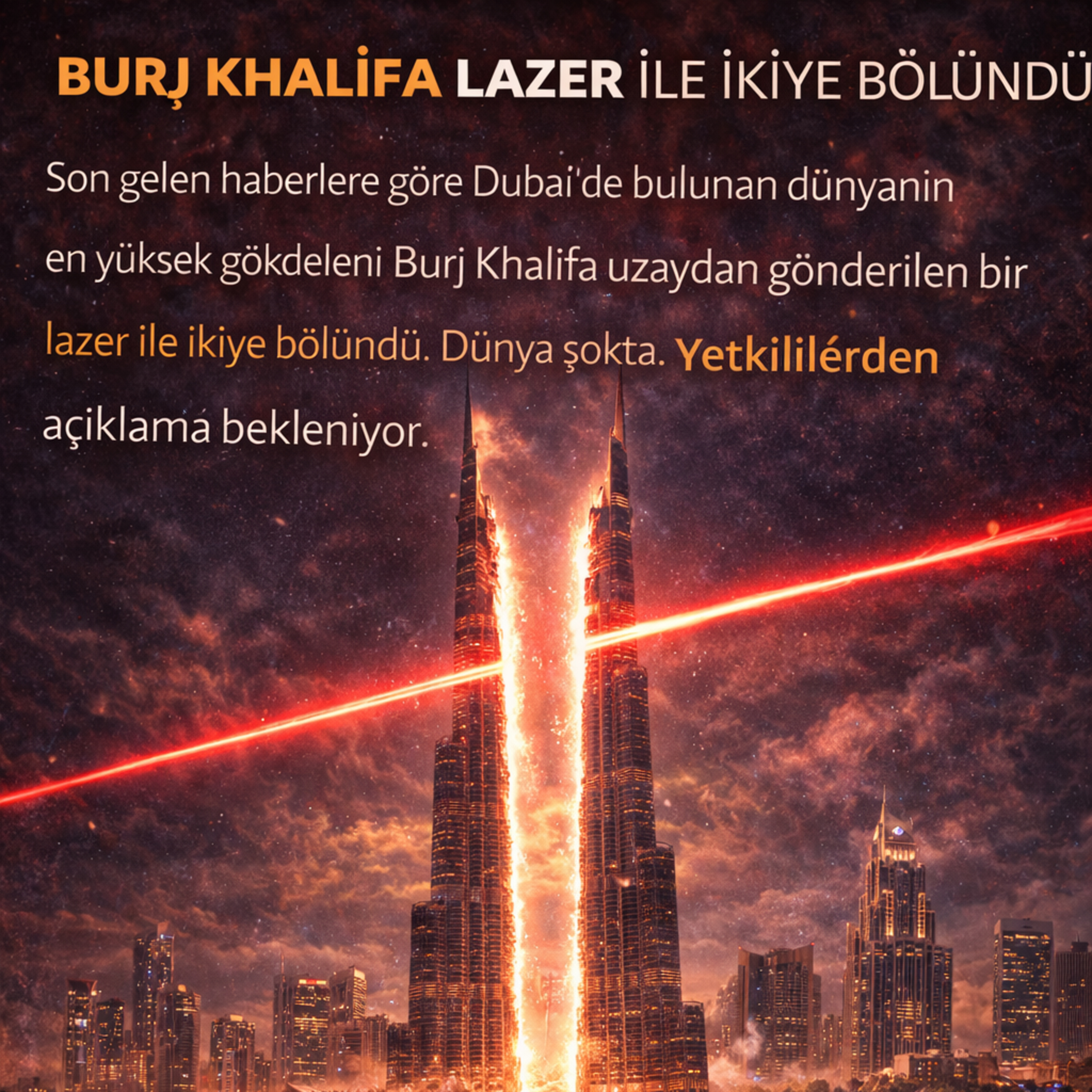 Burj Khalifa lazer ile ikiye bölündü episode artwork