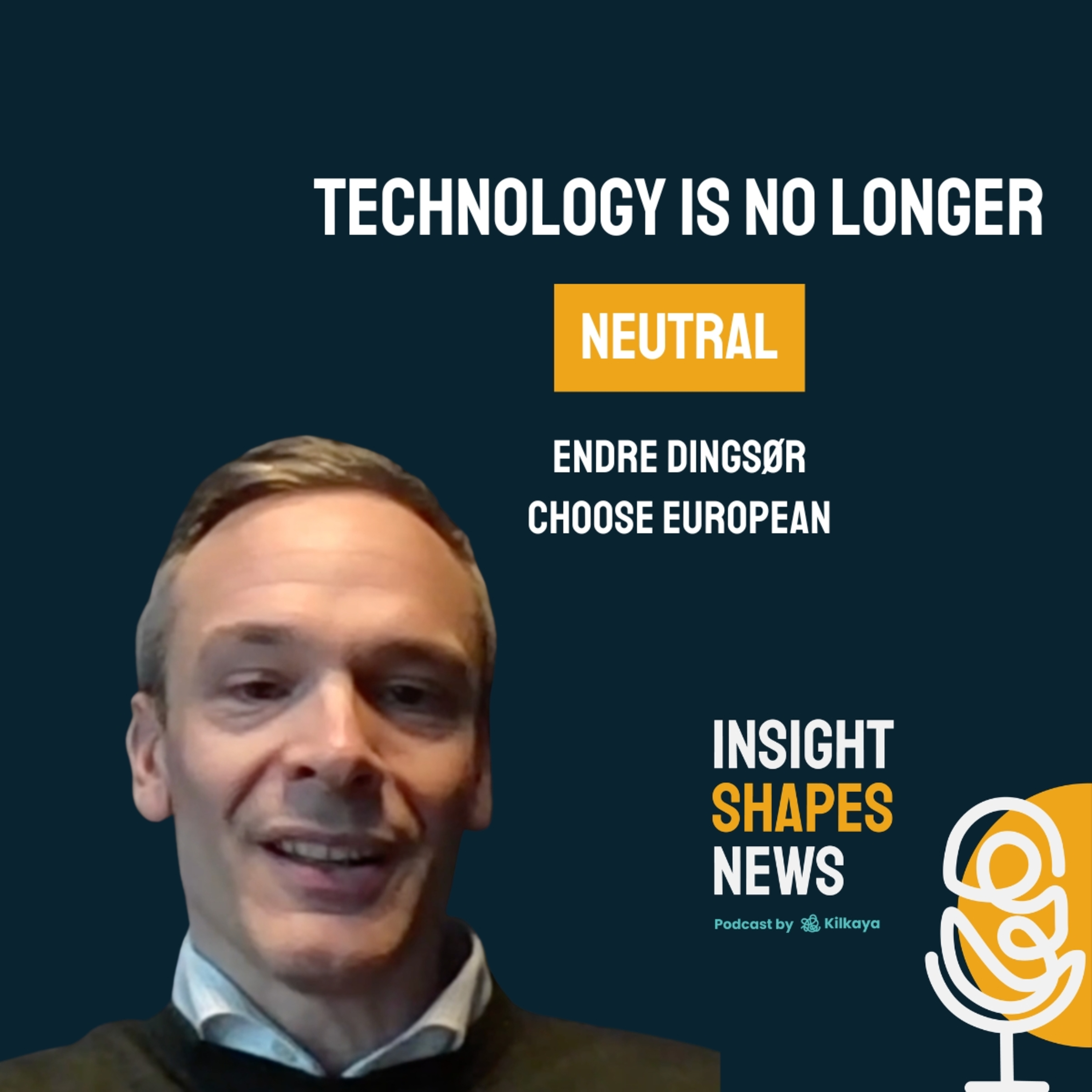 #16 Technology Is No Longer Neutral. Why Infrastructure Is Becoming a Strategic Risk for News Companies. Endre Dingsør at Choose European episode artwork