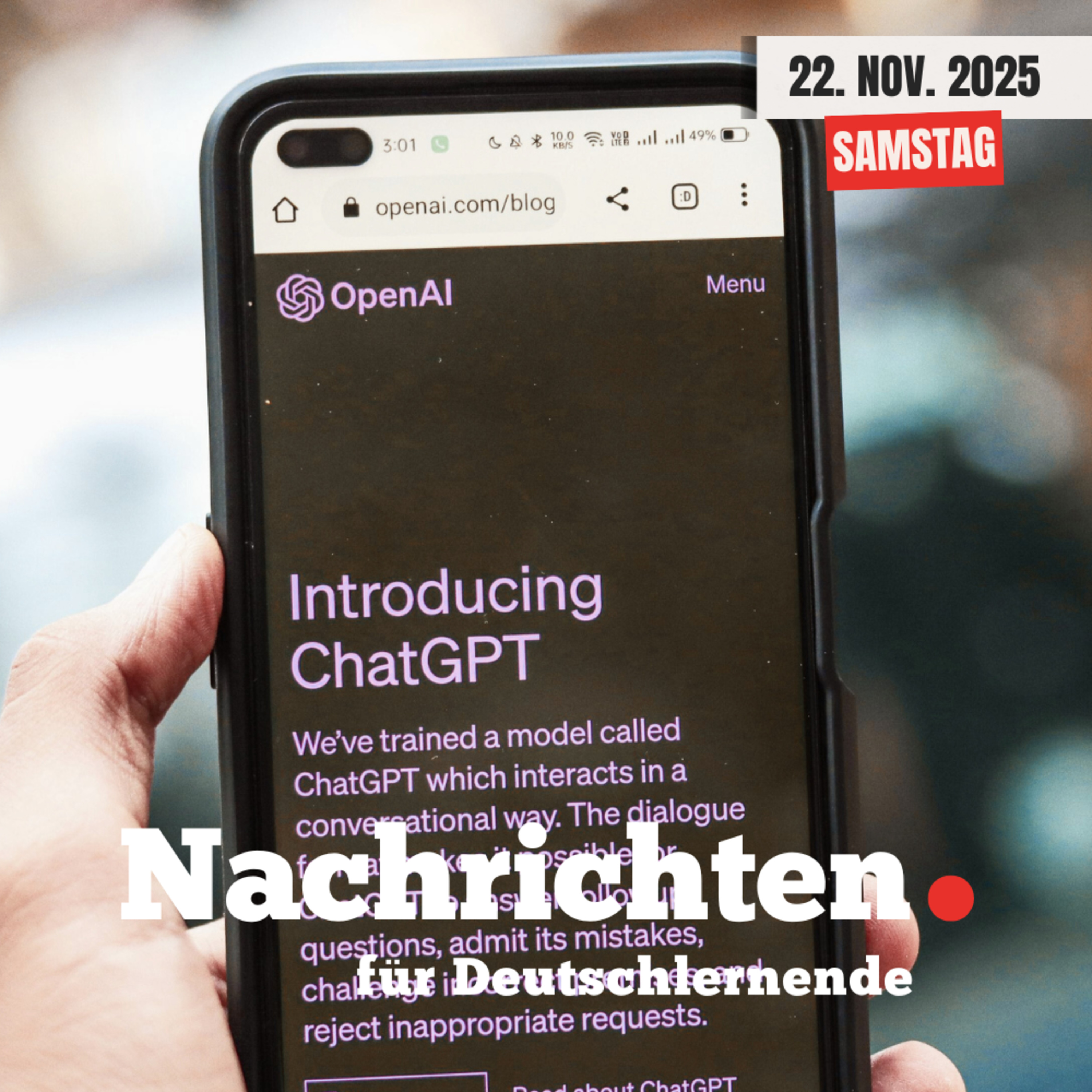 #177 Nachrichten für Deutschlernende vom 22. November 2025 | Nachrichten in Einfacher Sprache episode artwork