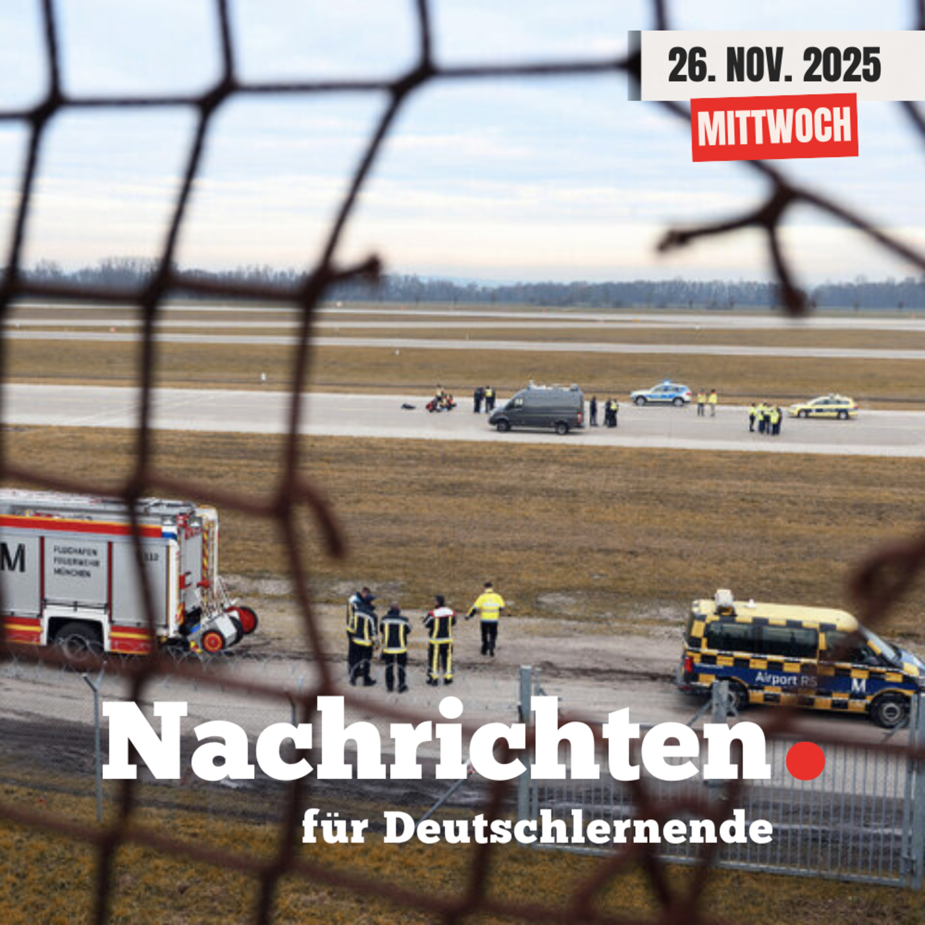 #185 Nachrichten für Deutschlernende vom 26. November 2025 | Nachrichten in Einfacher Sprache episode artwork