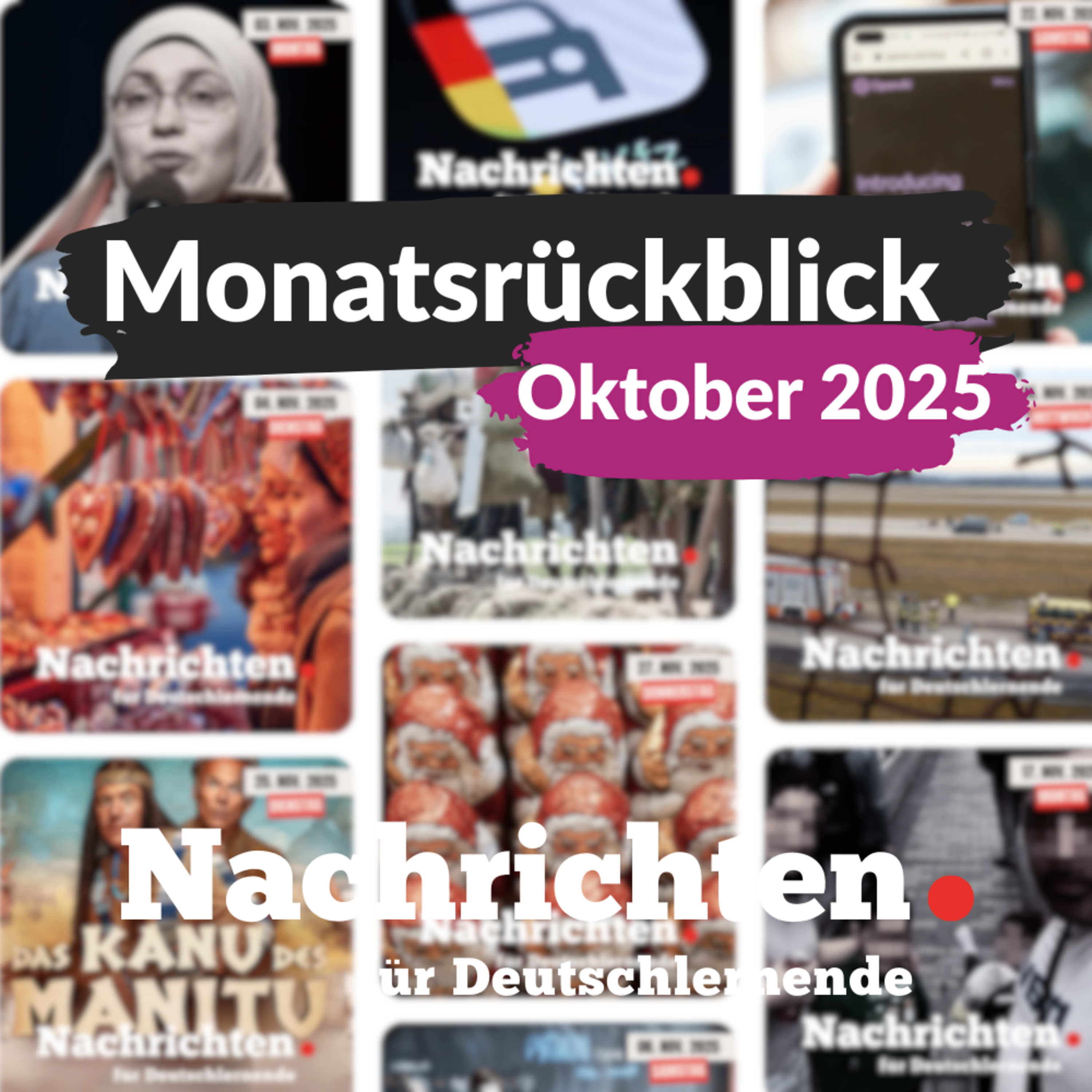 #203 Nachrichten für Deutschlernende - Monatsrückblick NOVEMBER 2025 | Nachrichten in Einfacher Sprache