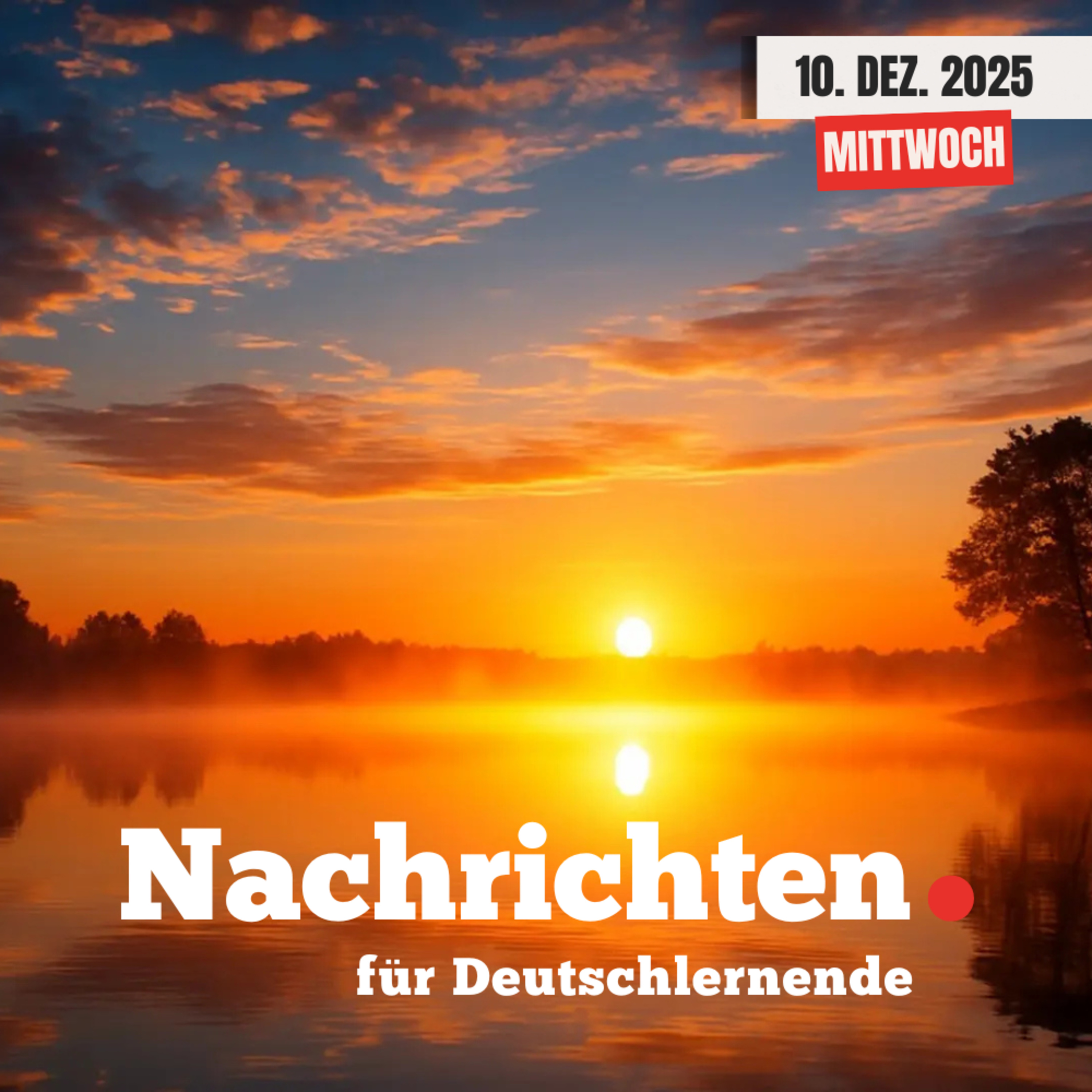 #209 Nachrichten für Deutschlernende vom 10. Dezember 2025 | Nachrichten in Einfacher Sprache