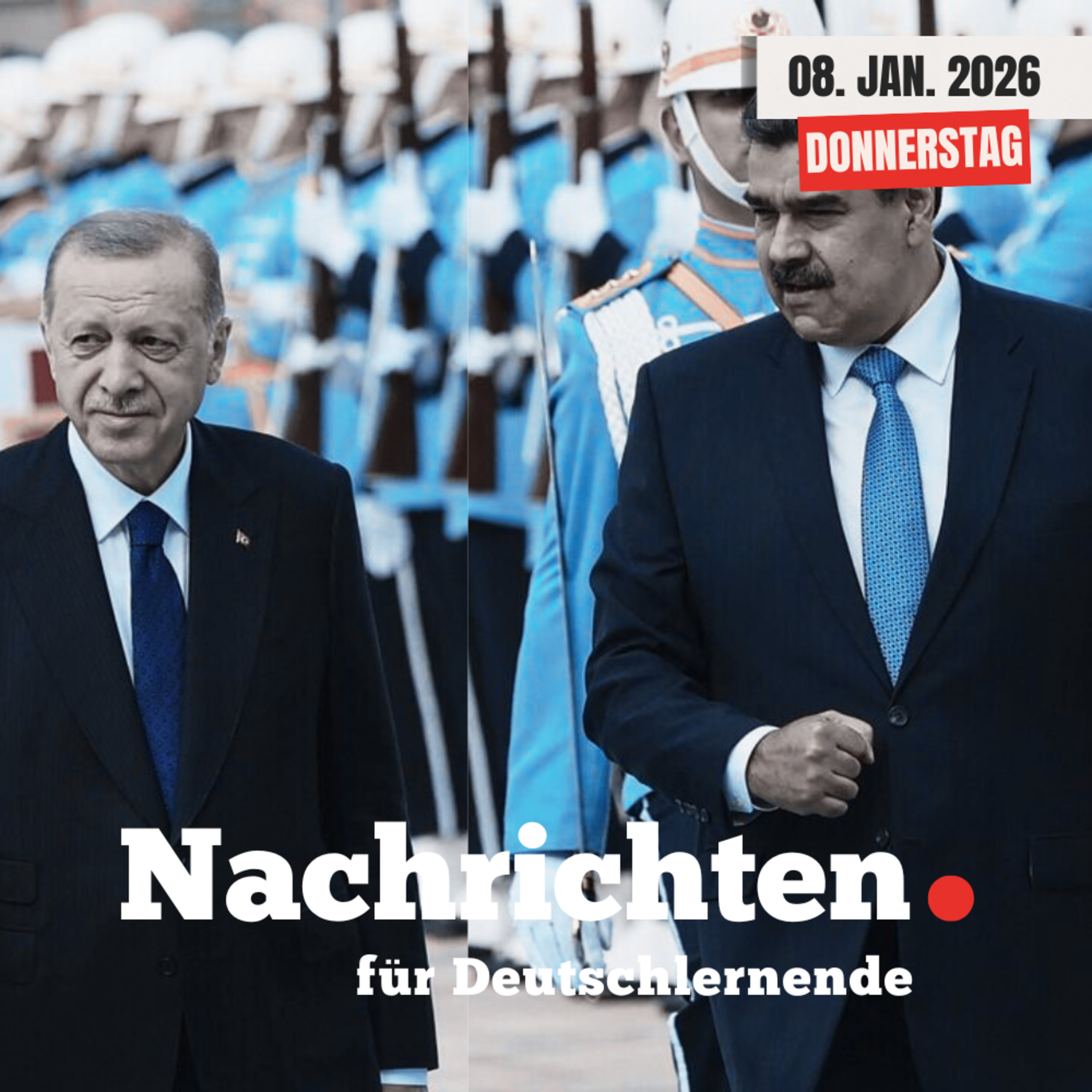 #246 Nachrichten für Deutschlernende vom 08. Januar 2026 | Nachrichten in Einfacher Sprache episode artwork