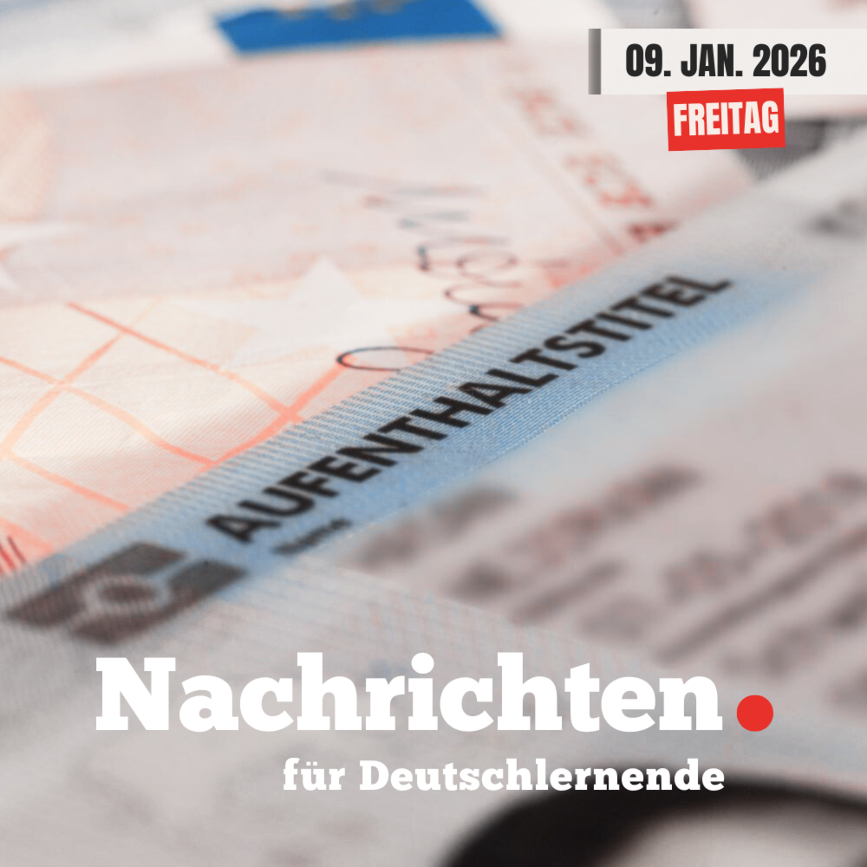 #248 Nachrichten für Deutschlernende vom 09. Januar 2026 | Nachrichten in Einfacher Sprache