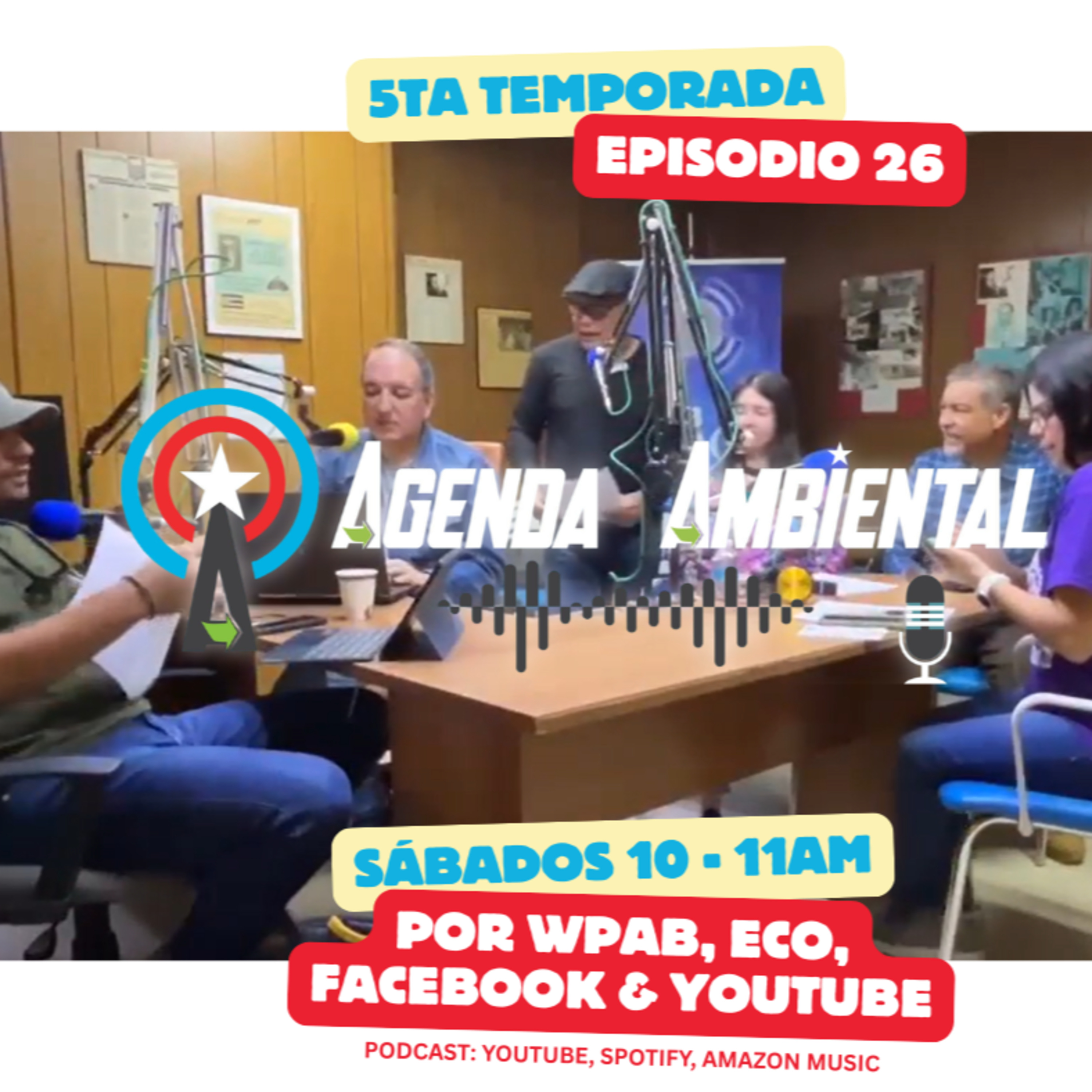 T5, Ep.26: AGRICULTURA COMUNITARIA, DEFENSA DEL CARSO Y ALERTA POR CENIZAS EN GUAYAMA episode artwork
