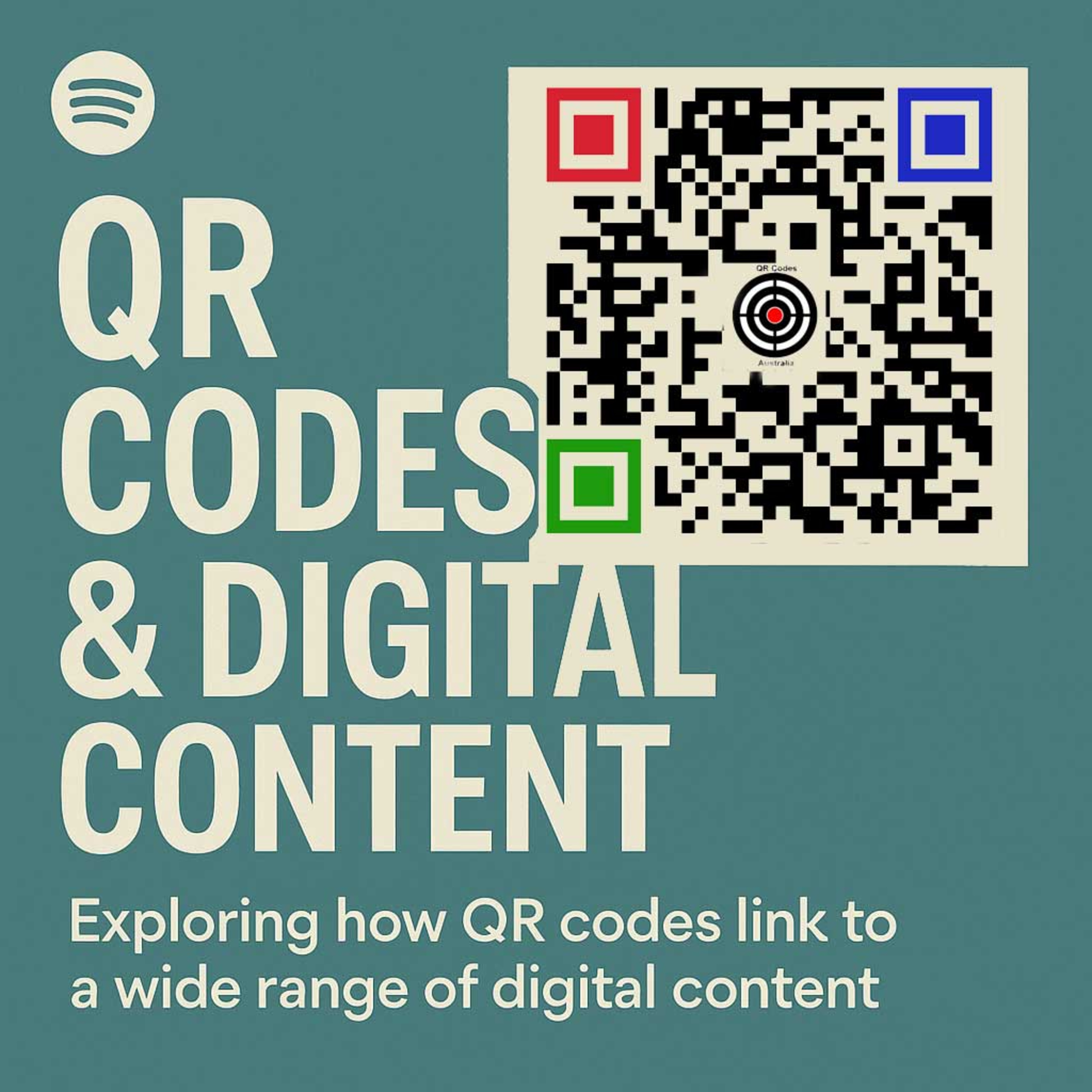 QR Codes Link Print to Digital episode artwork