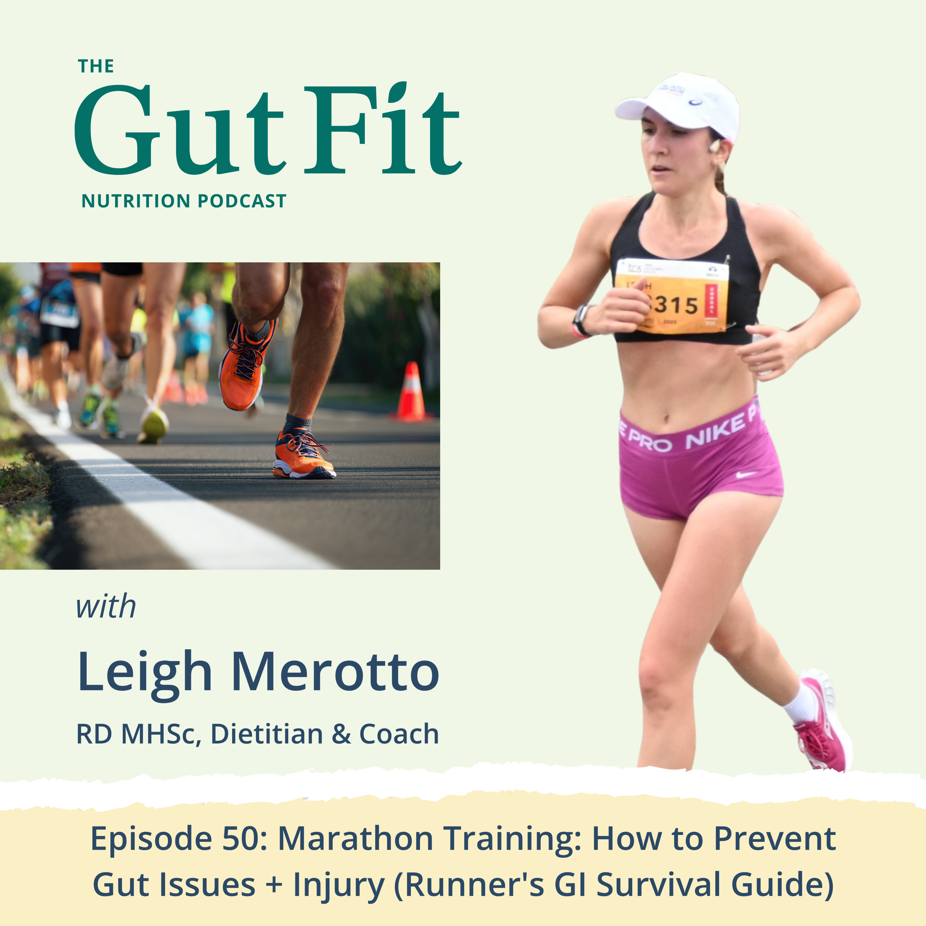 50: Marathon Training: How to Prevent Gut Issues + Injury (Runner’s GI Survival Guide)