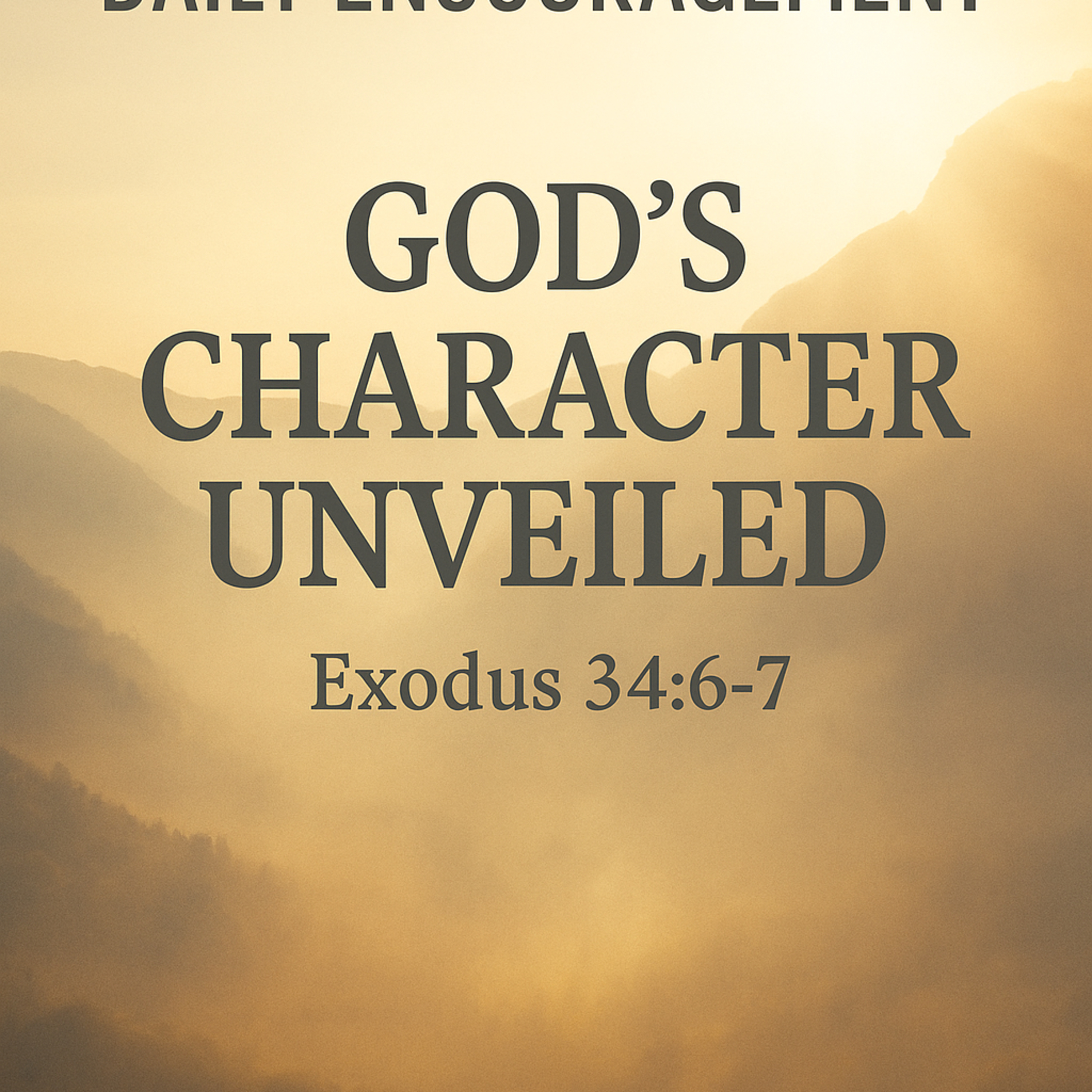 2025 Q3 L12 Combines Daily Reels - God’s Character Unveiled: Exodus 34:6–7  episode artwork
