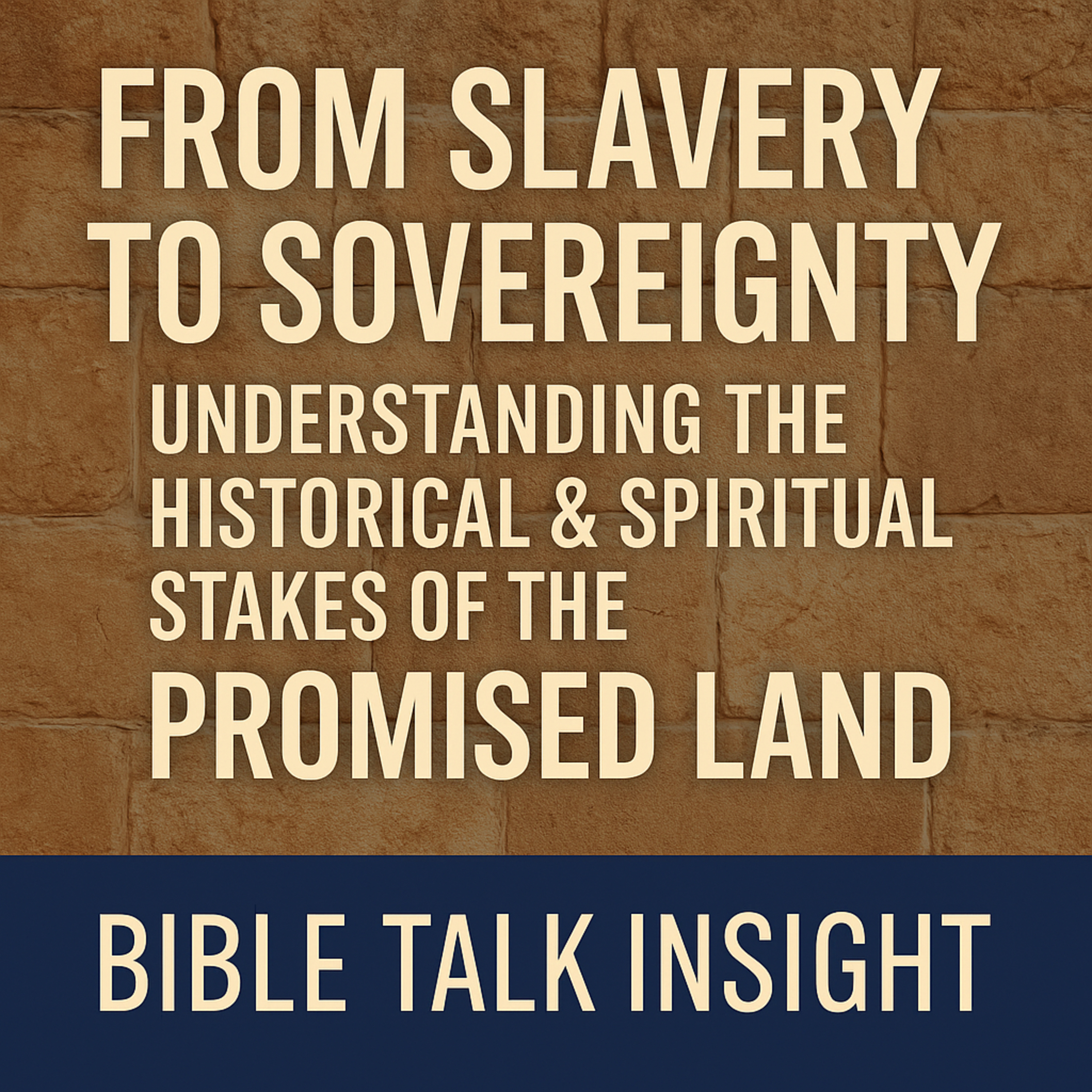 2025 Q4 L08 Supplemental (Video) - Slavery to Sovereignty: Understanding the Historical & Spiritual Stakes episode artwork